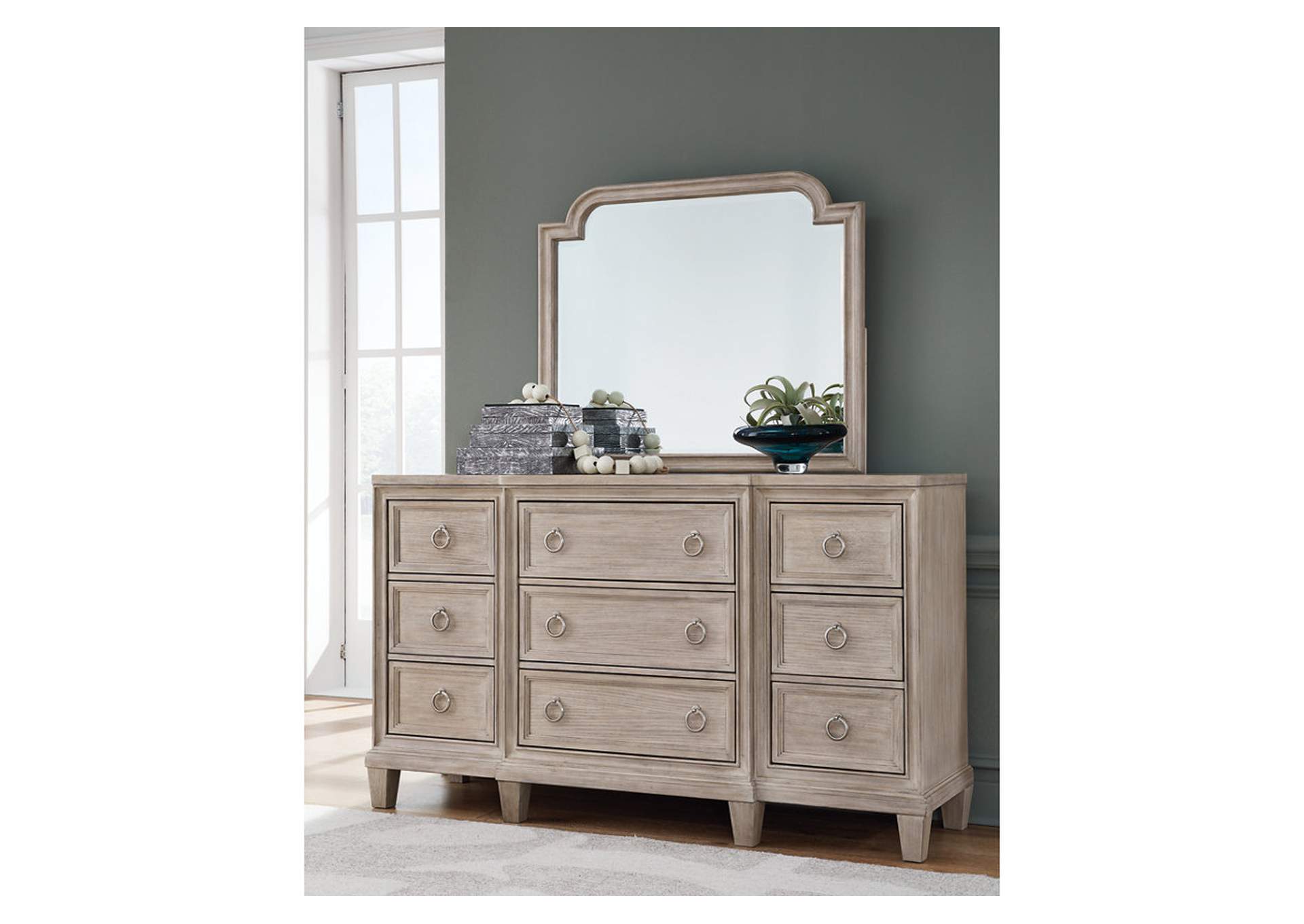 Jorlaina Dresser and Mirror,Millennium