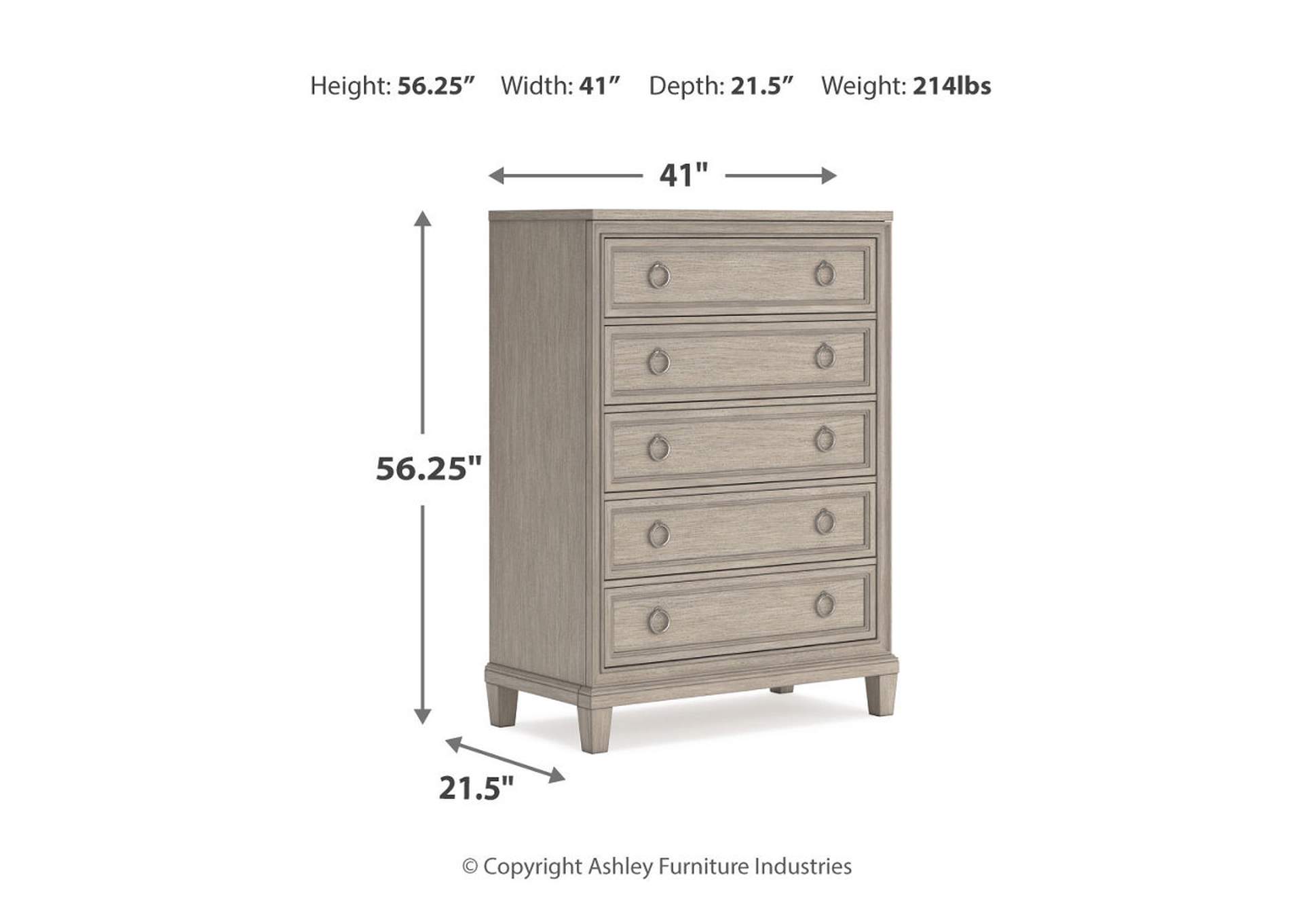 Jorlaina Chest of Drawers,Millennium