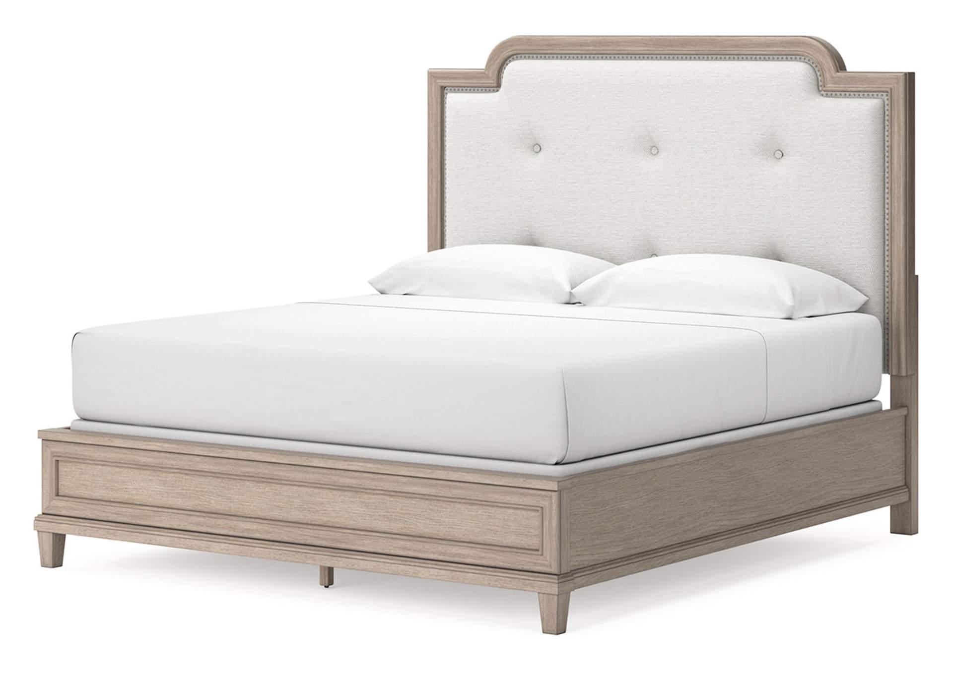 Jorlaina King Upholstered Panel Bed,Millennium