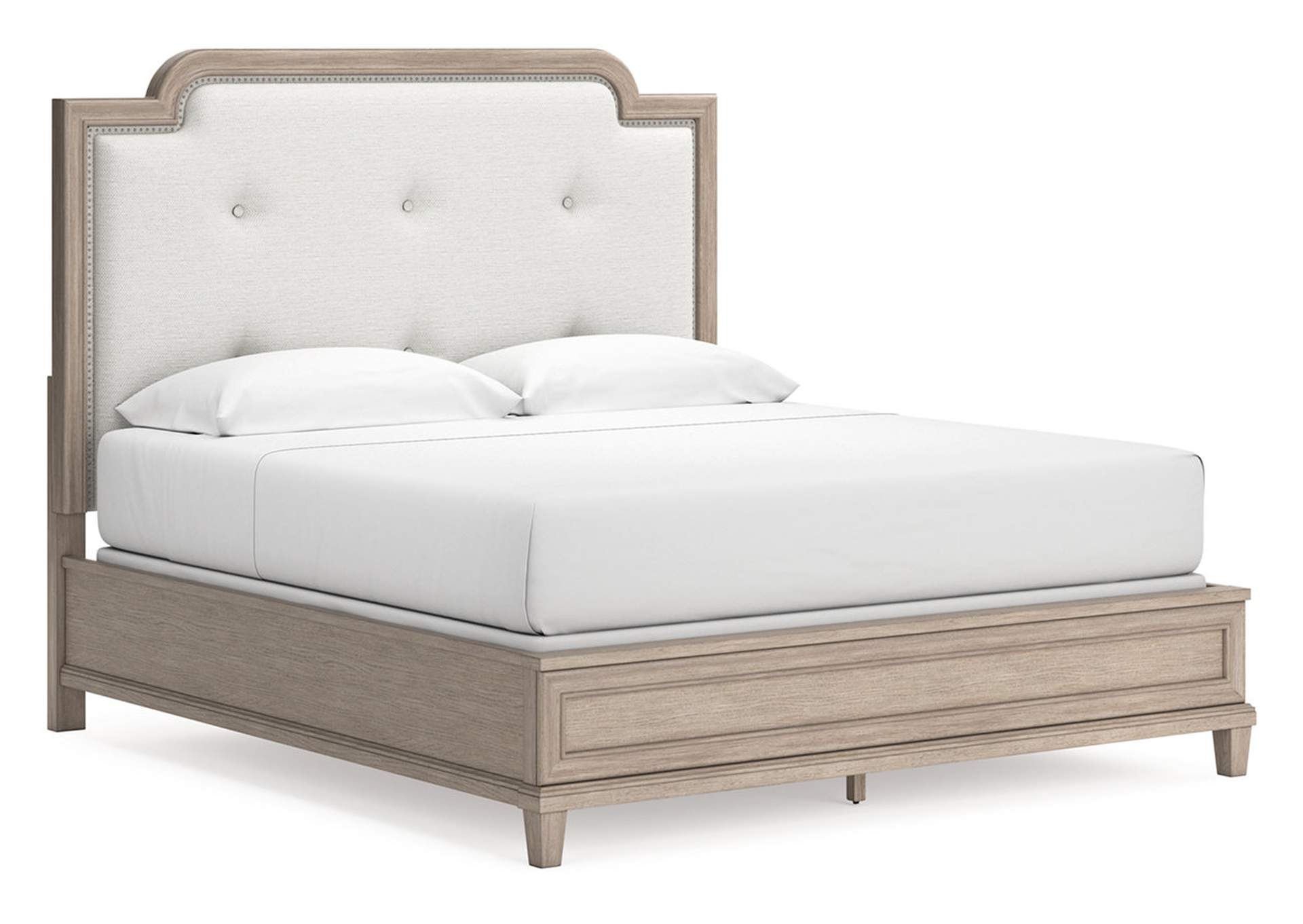 Jorlaina King Upholstered Panel Bed,Millennium