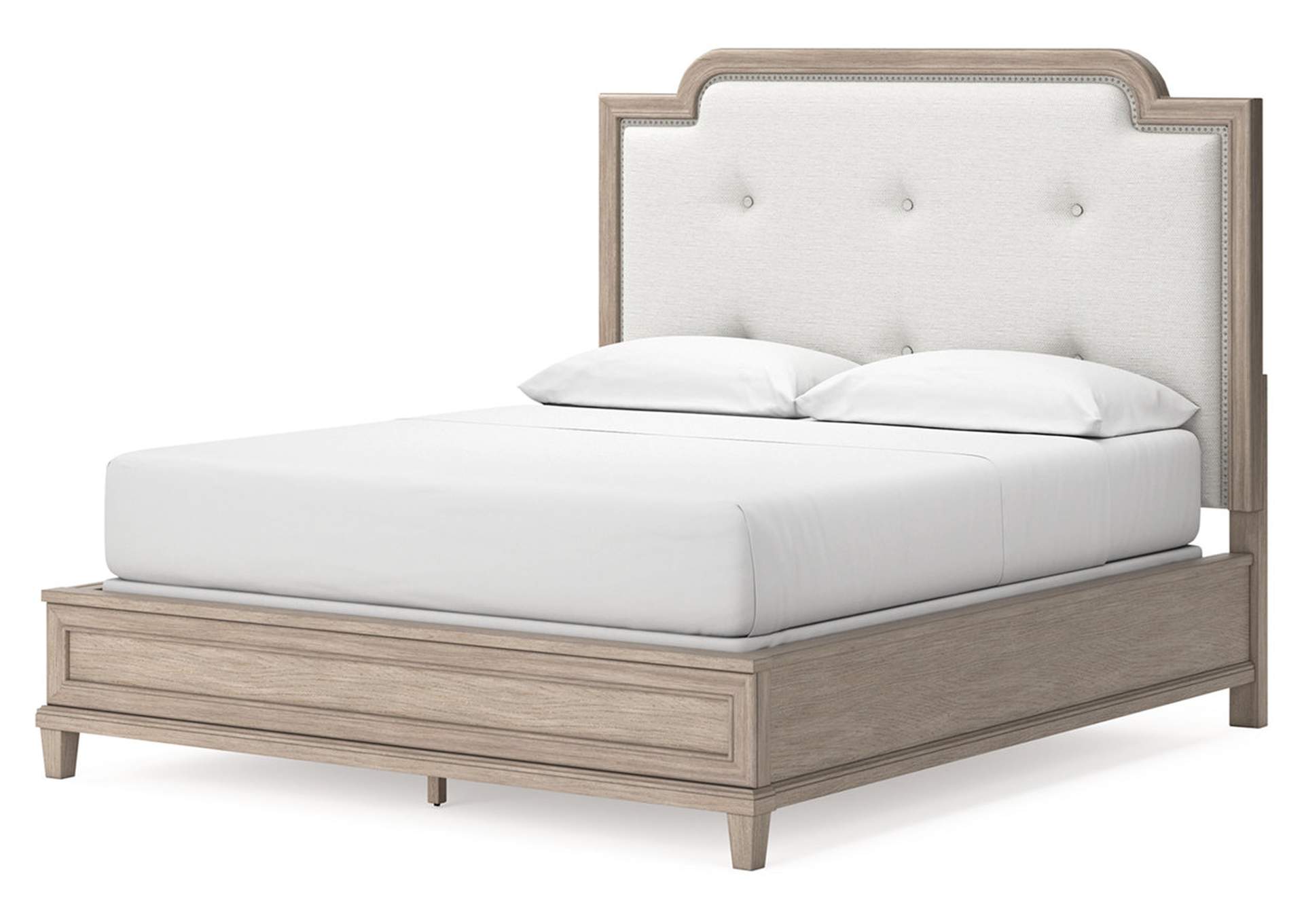 Jorlaina California King Upholstered Panel Bed,Millennium