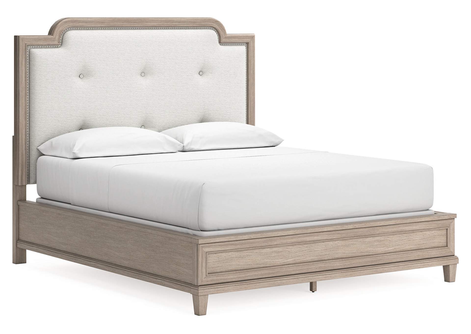 Jorlaina California King Upholstered Panel Bed,Millennium