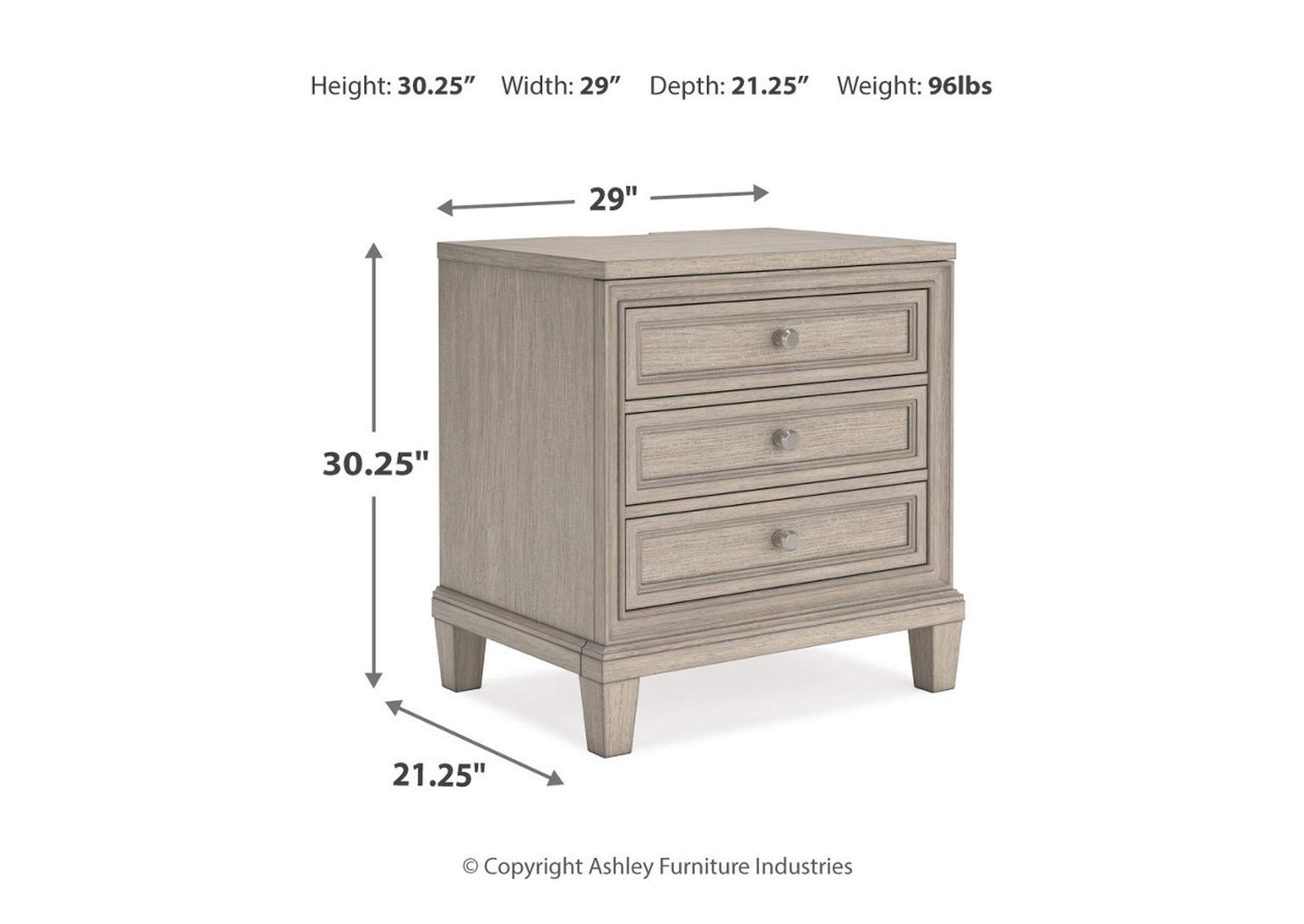 Jorlaina Nightstand,Millennium