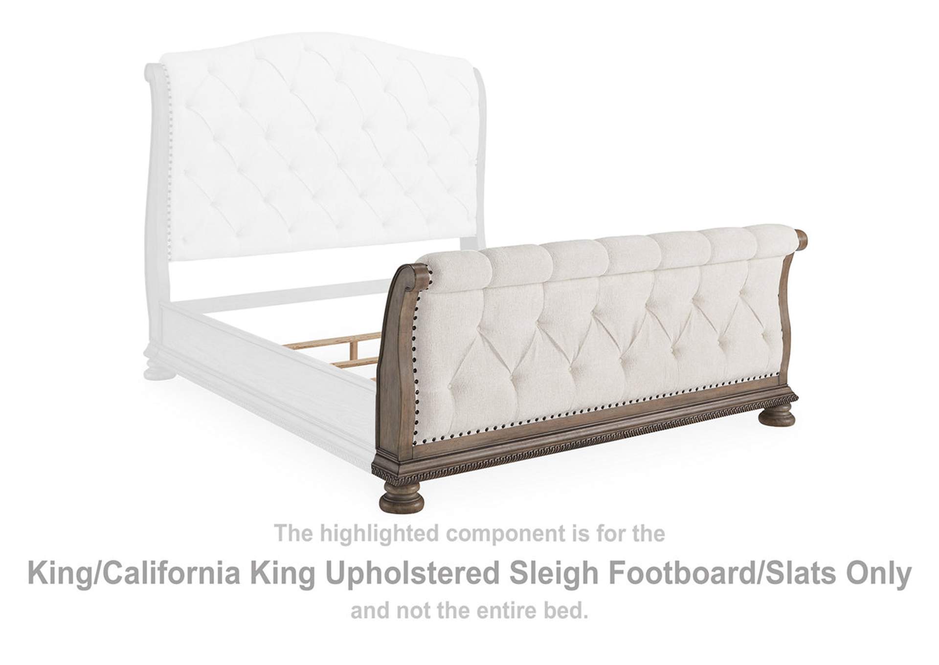 Ardenfield California King Upholstered Sleigh Bed,Signature Design By Ashley