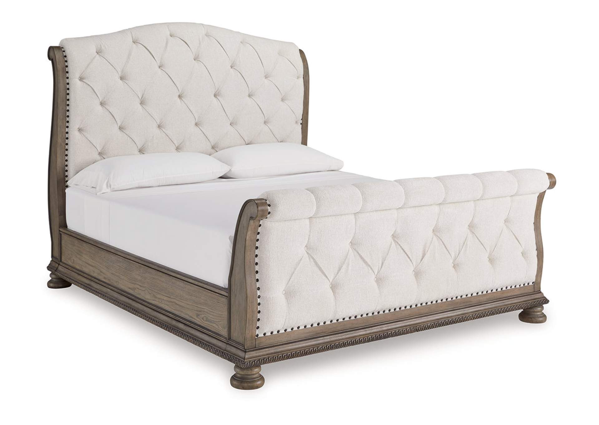 Ardenfield California King Upholstered Sleigh Bed,Signature Design By Ashley