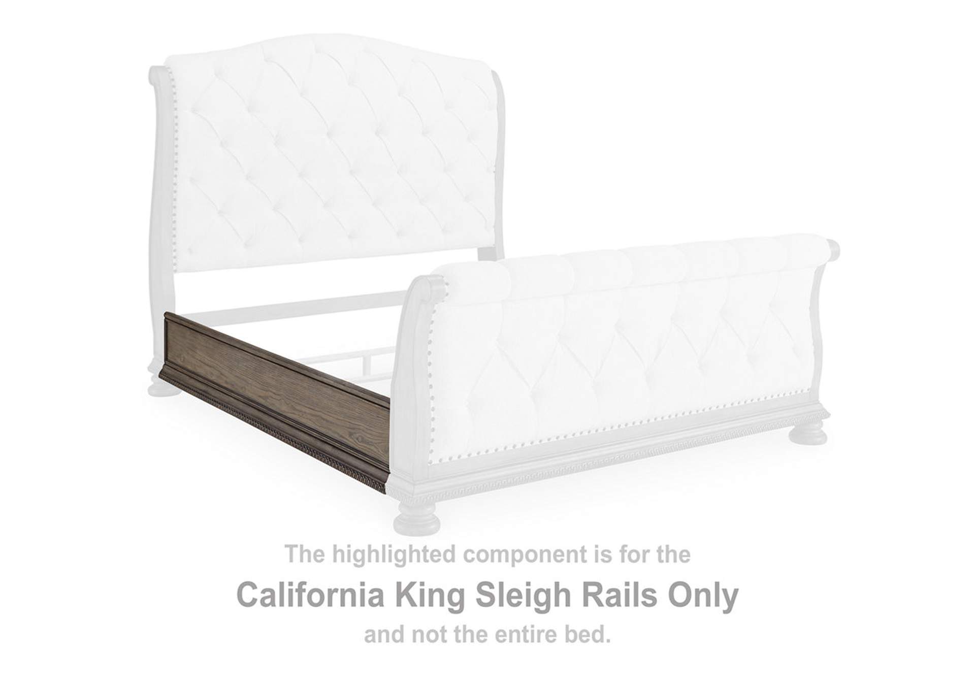 Ardenfield California King Upholstered Sleigh Bed,Signature Design By Ashley