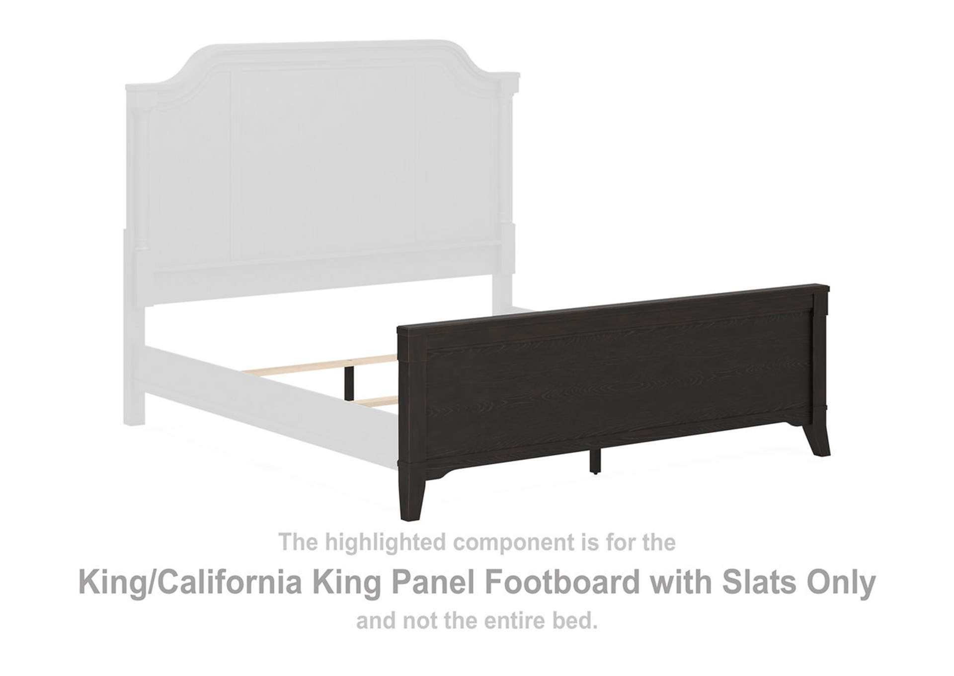 Welltern California King Panel Bed,Millennium