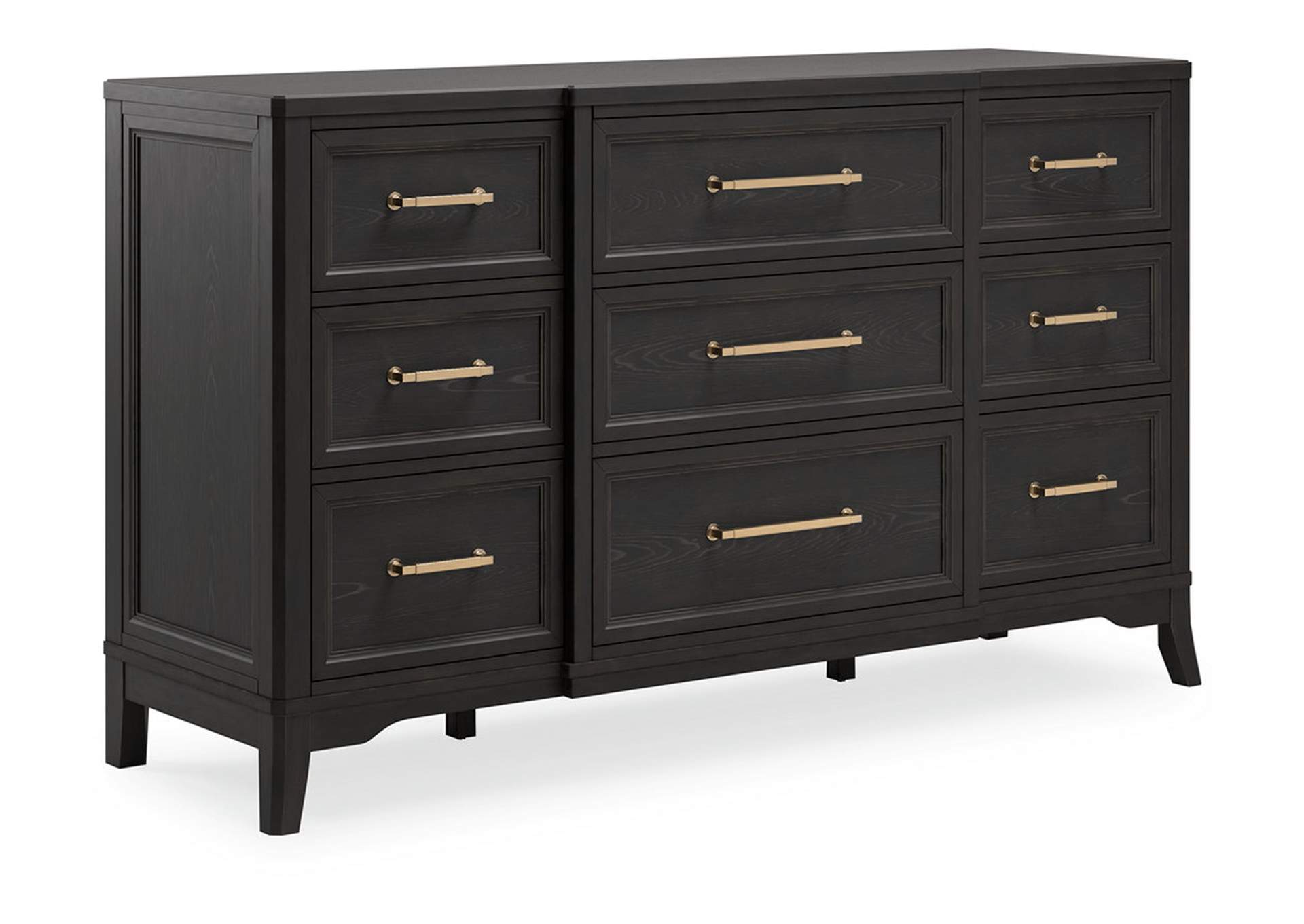 Welltern Queen Panel Bed, Dresser and Mirror,Millennium