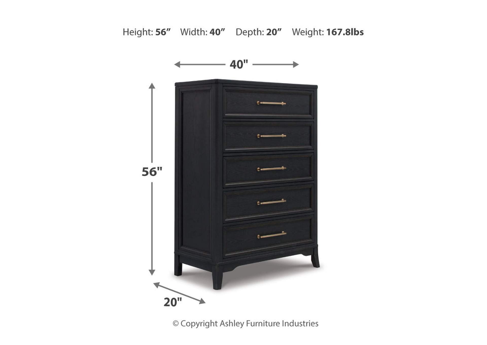 Welltern Chest of Drawers,Millennium