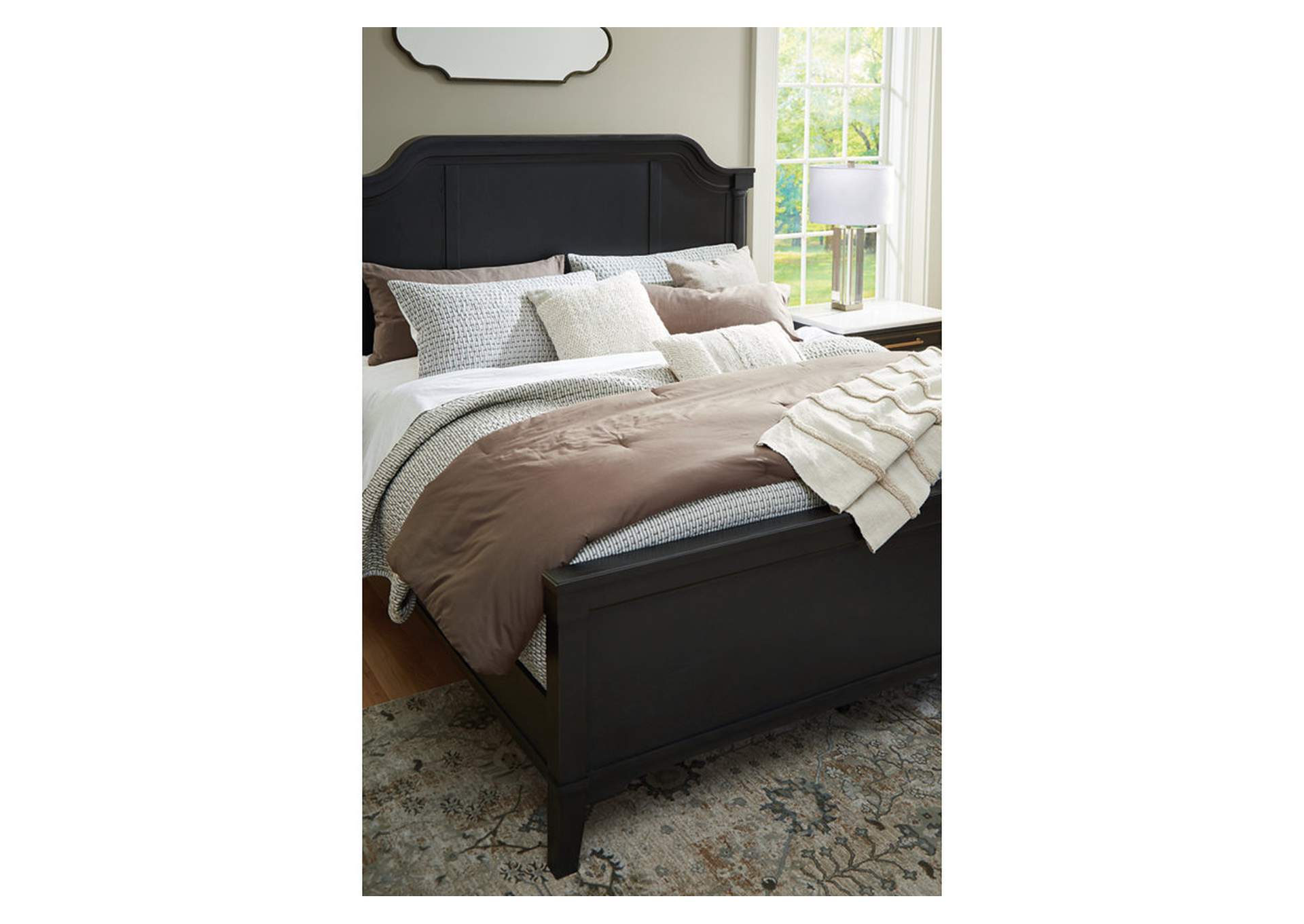 Welltern King Panel Bed,Millennium