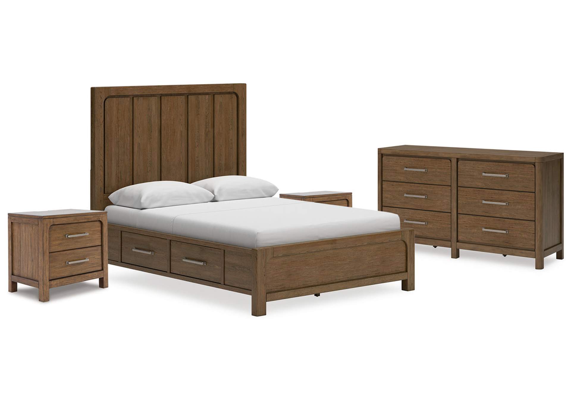 Cabalynn Queen Panel Storage Bed with Dresser and 2 Nightstands,Signature Design By Ashley