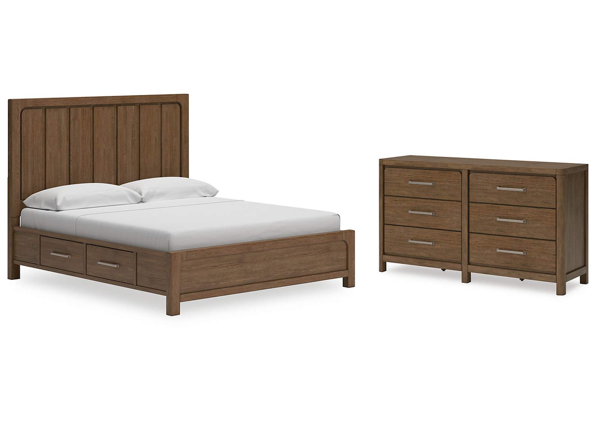 Cabalynn California King Panel Bed with Dresser,Signature Design By Ashley