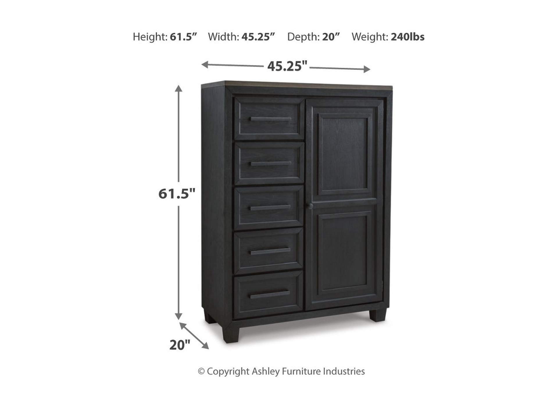 Foyland Door Chest,Signature Design By Ashley