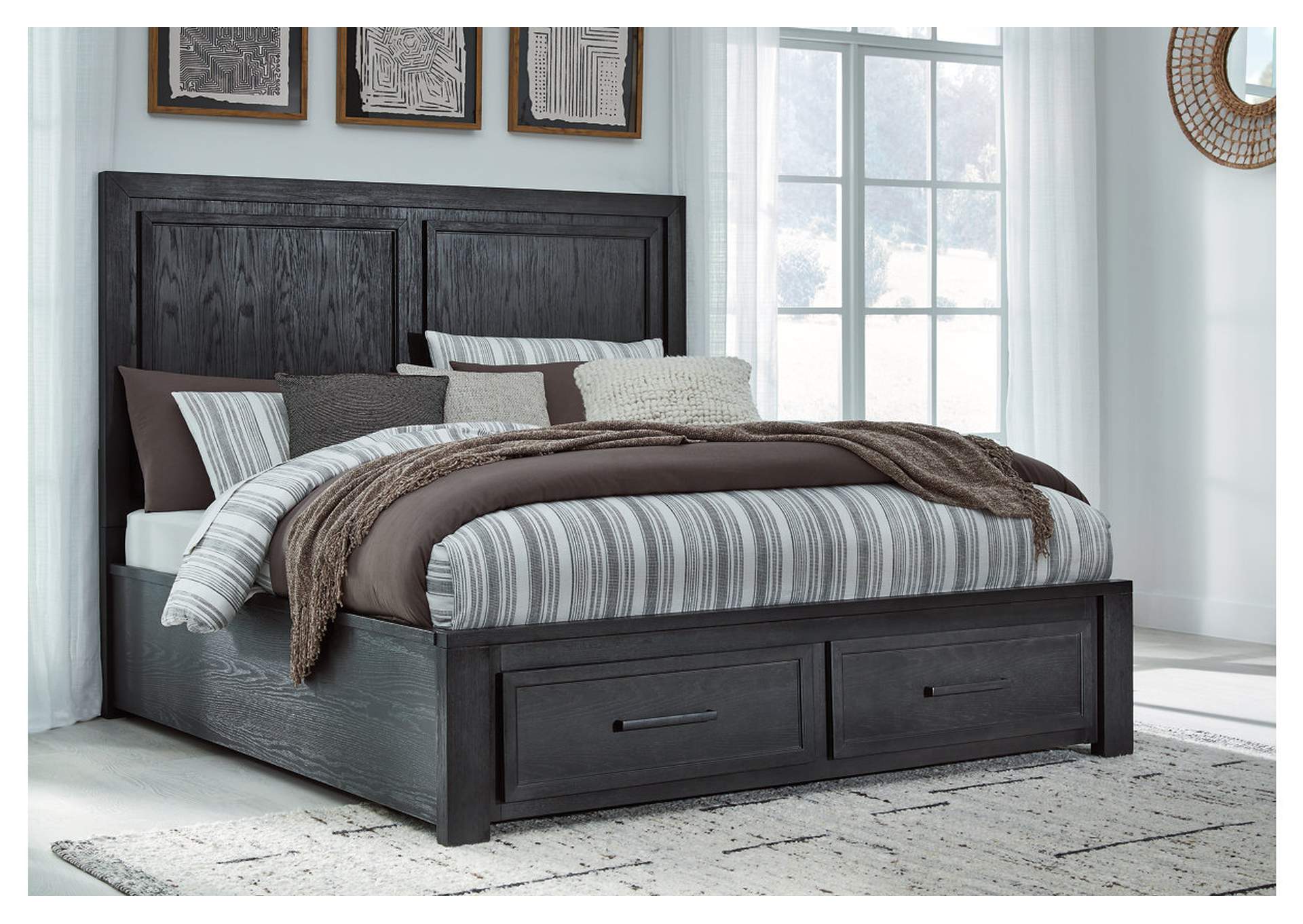 Foyland California King Panel Storage Bed,Signature Design By Ashley