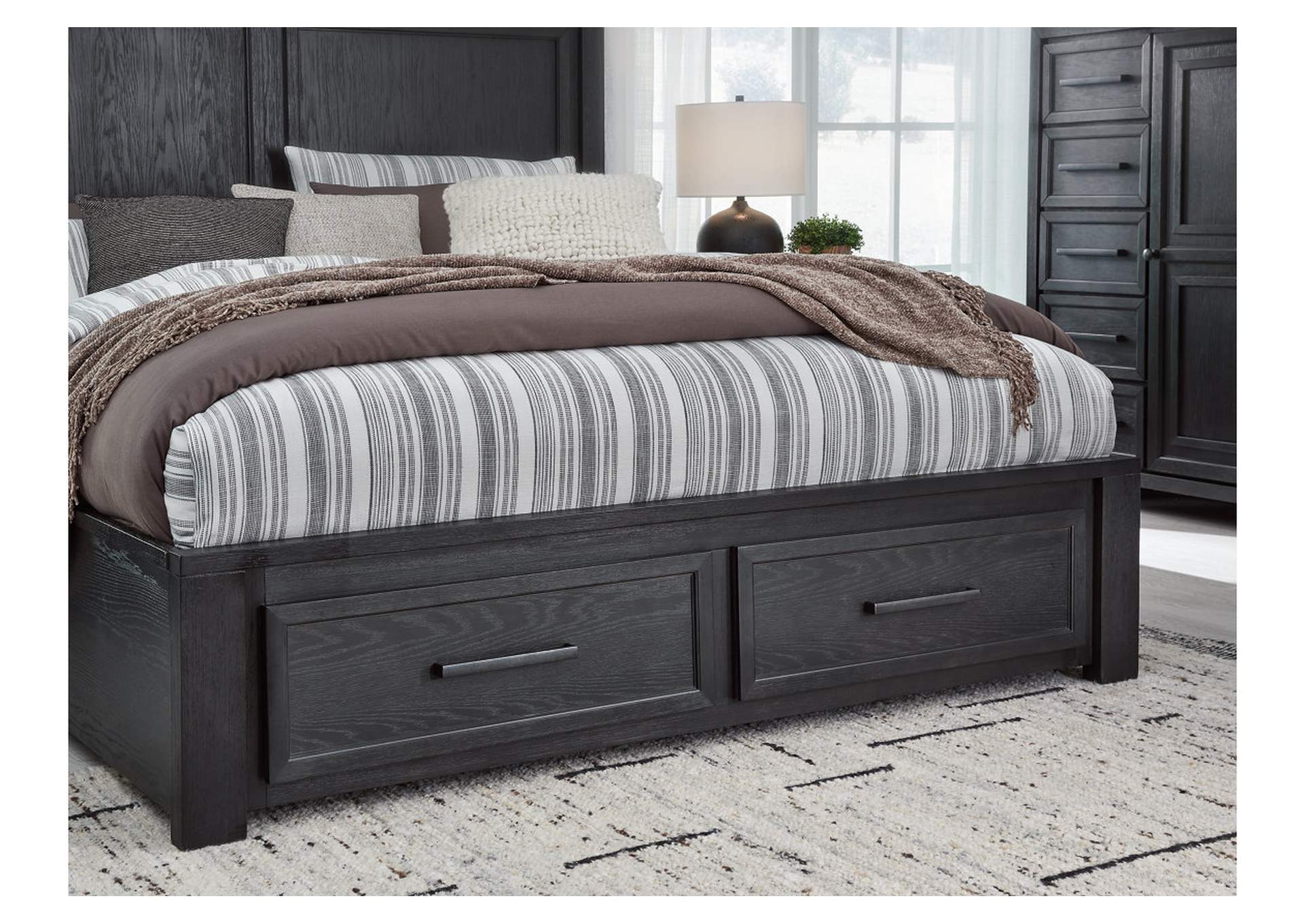 Foyland California King Panel Storage Bed,Signature Design By Ashley