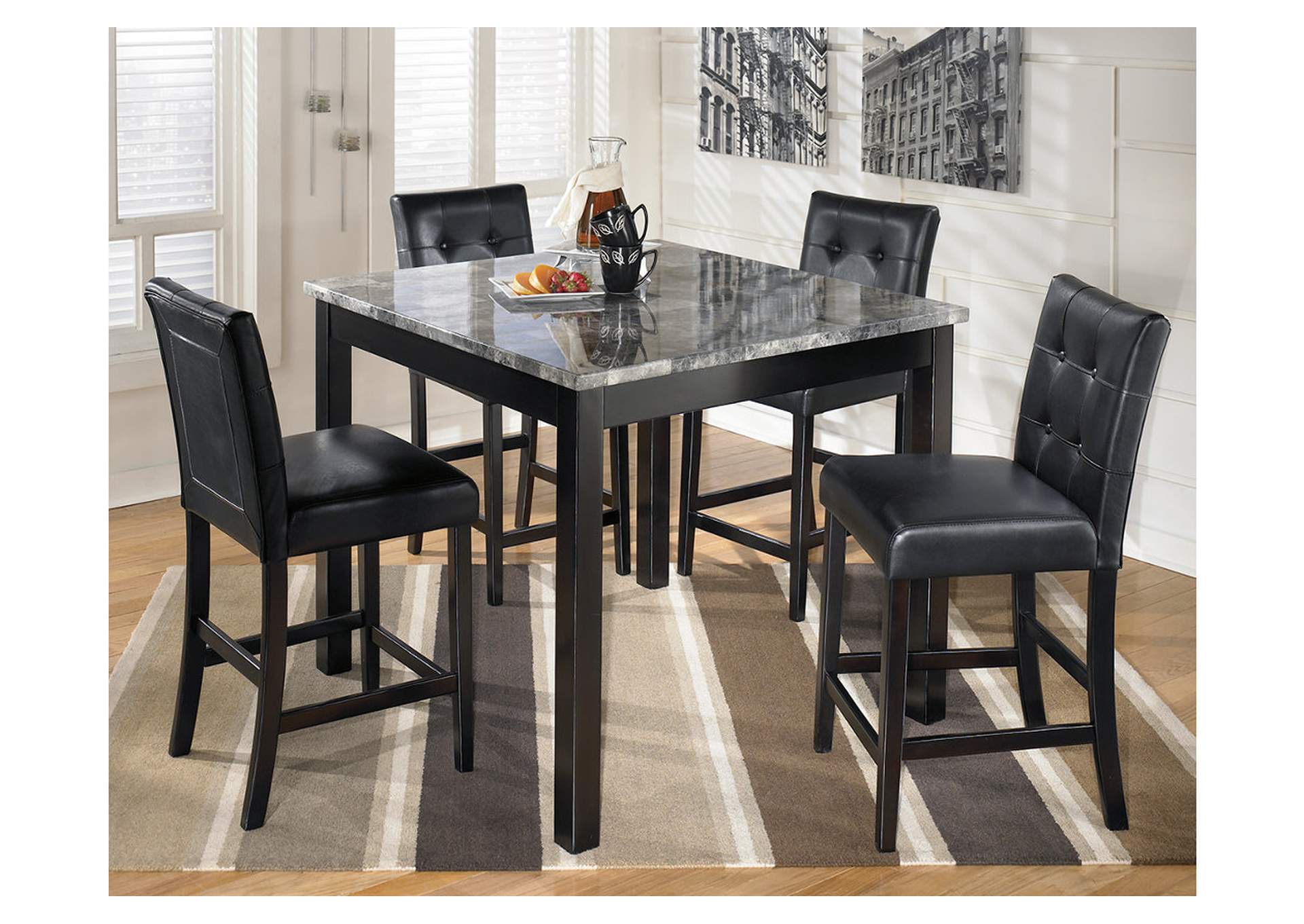 Maysville Square Counter Height 5 Piece Dining Set,Signature Design By Ashley