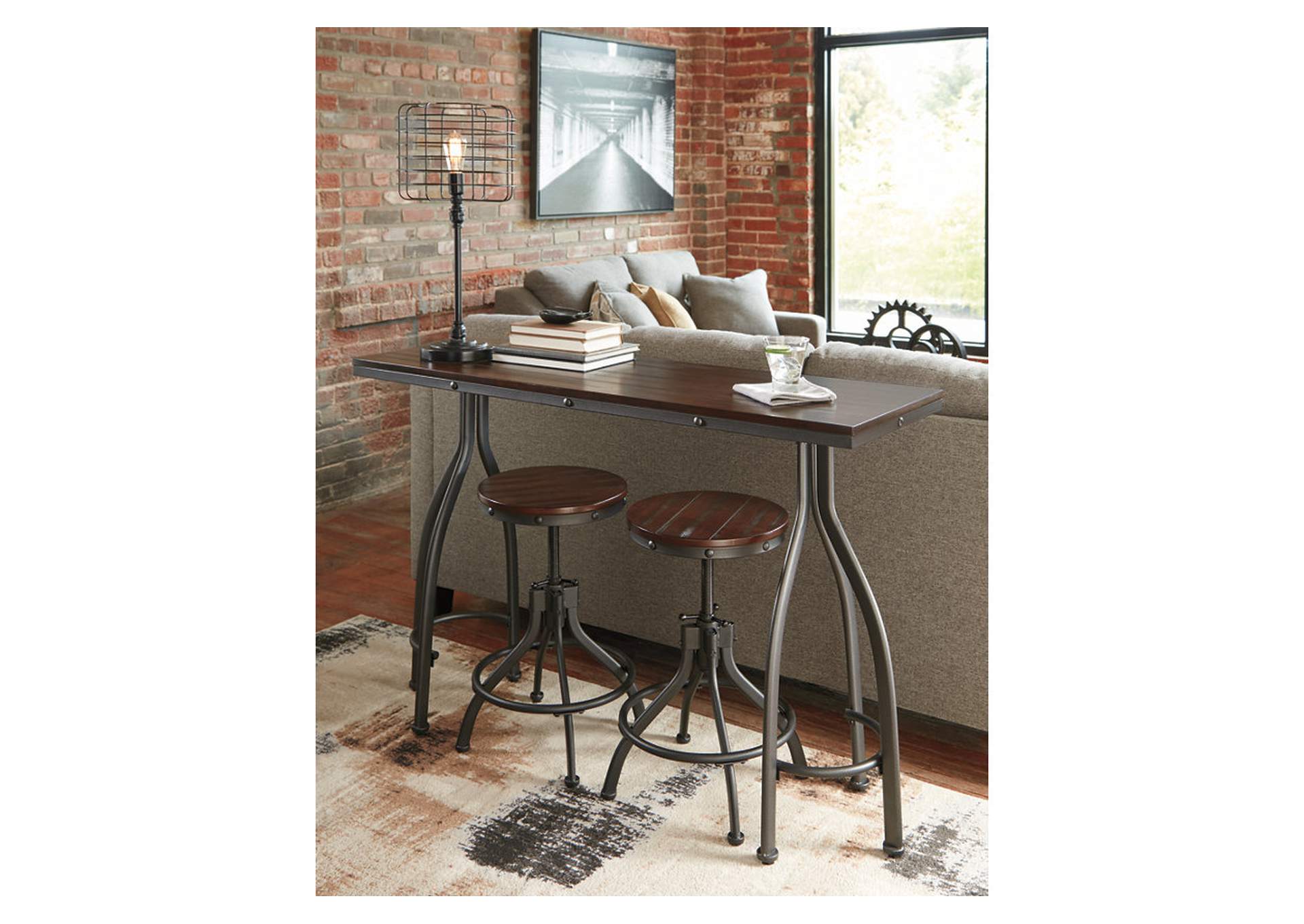 Odium Counter Height Dining Room Table and Bar Stools (Set of 3),Direct To Consumer Express