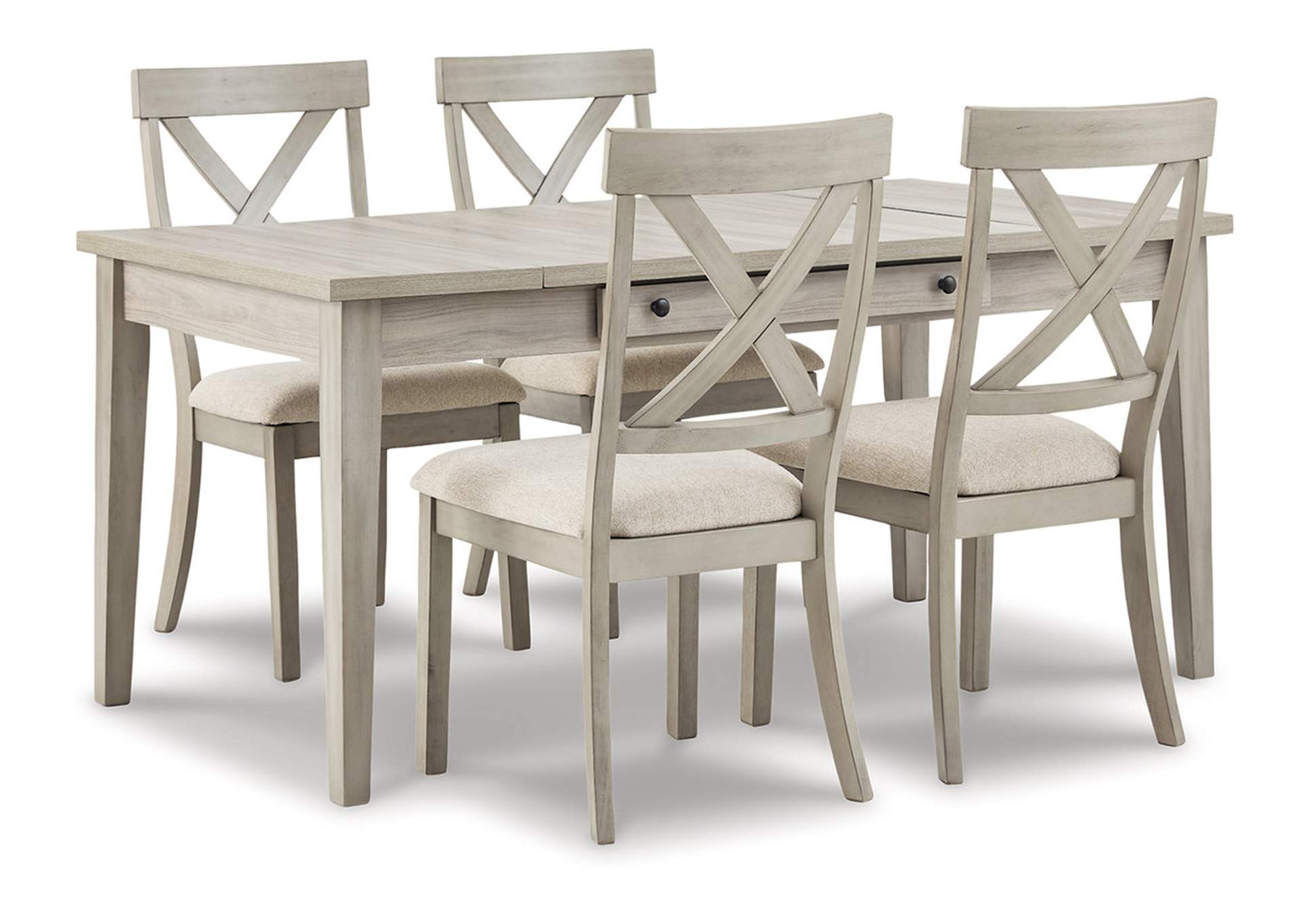 Parellen Dining Table and 4 Chairs,Signature Design By Ashley