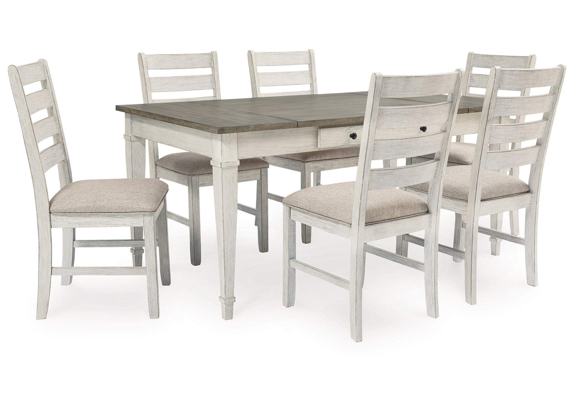 Skempton Dining Table and 6 Chairs,Signature Design By Ashley
