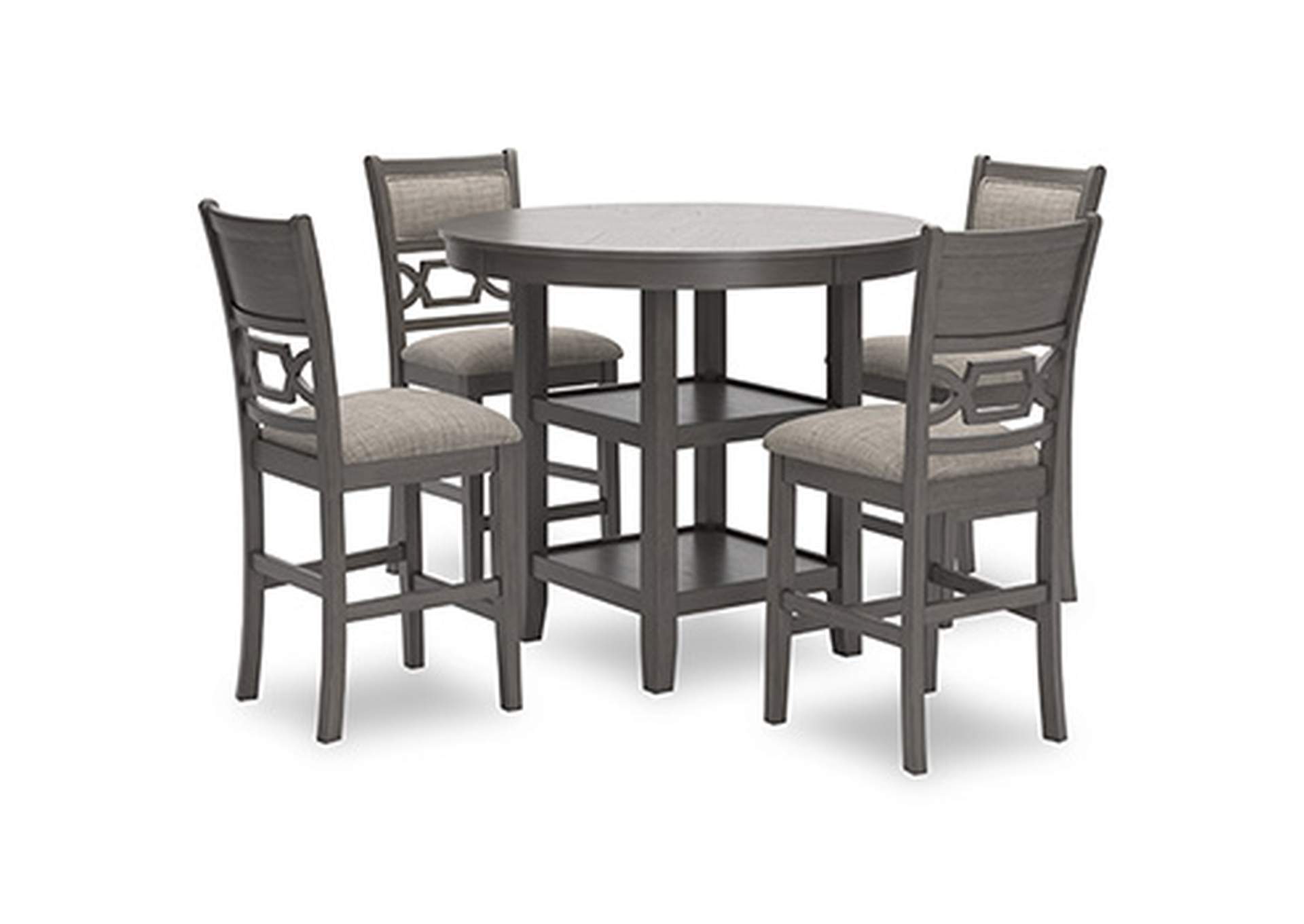 Wrenning Counter Height Dining Table and 4 Barstools (Set of 5),Signature Design By Ashley