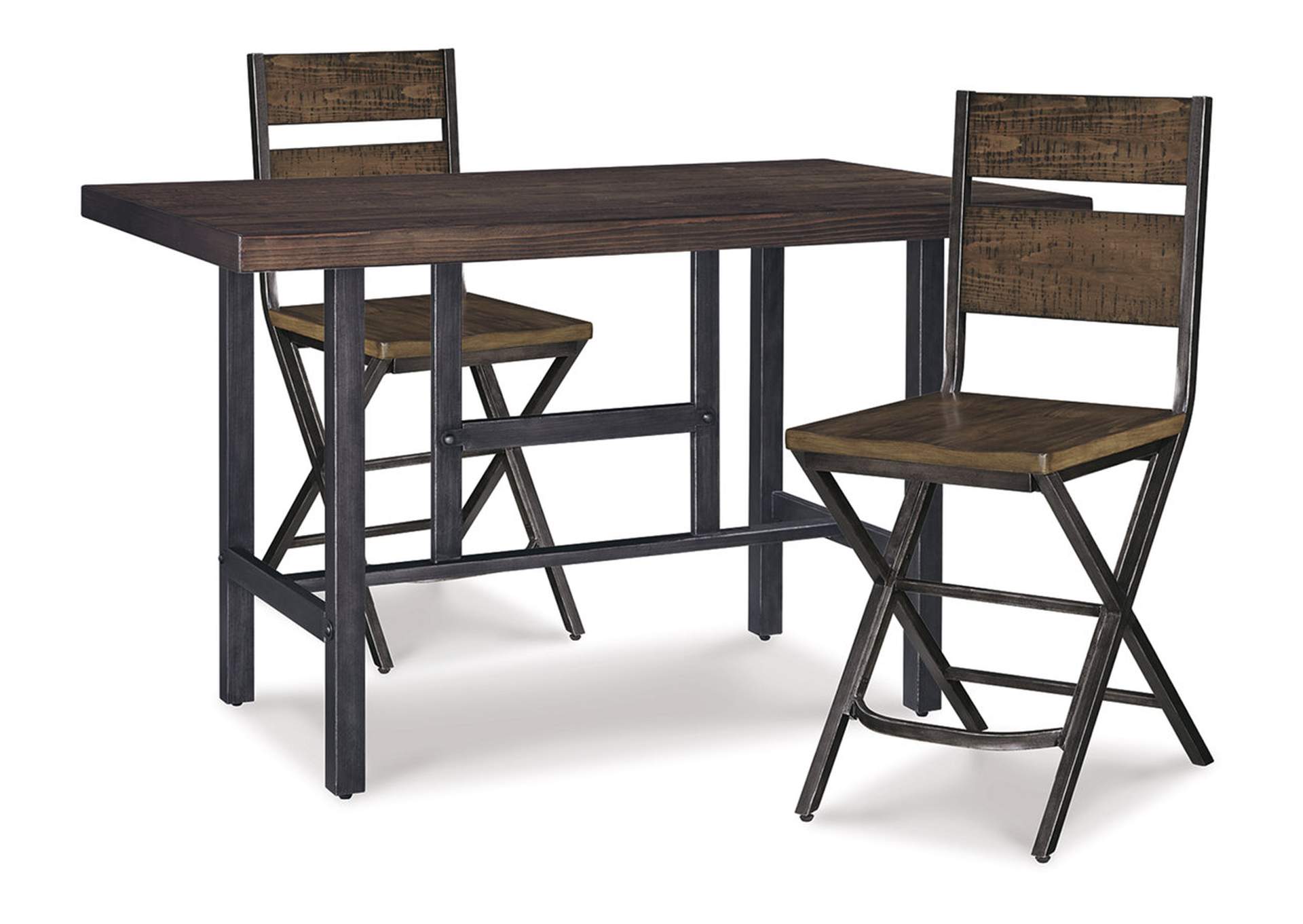 Kavara Counter Height Dining Table and 2 Barstools,Signature Design By Ashley