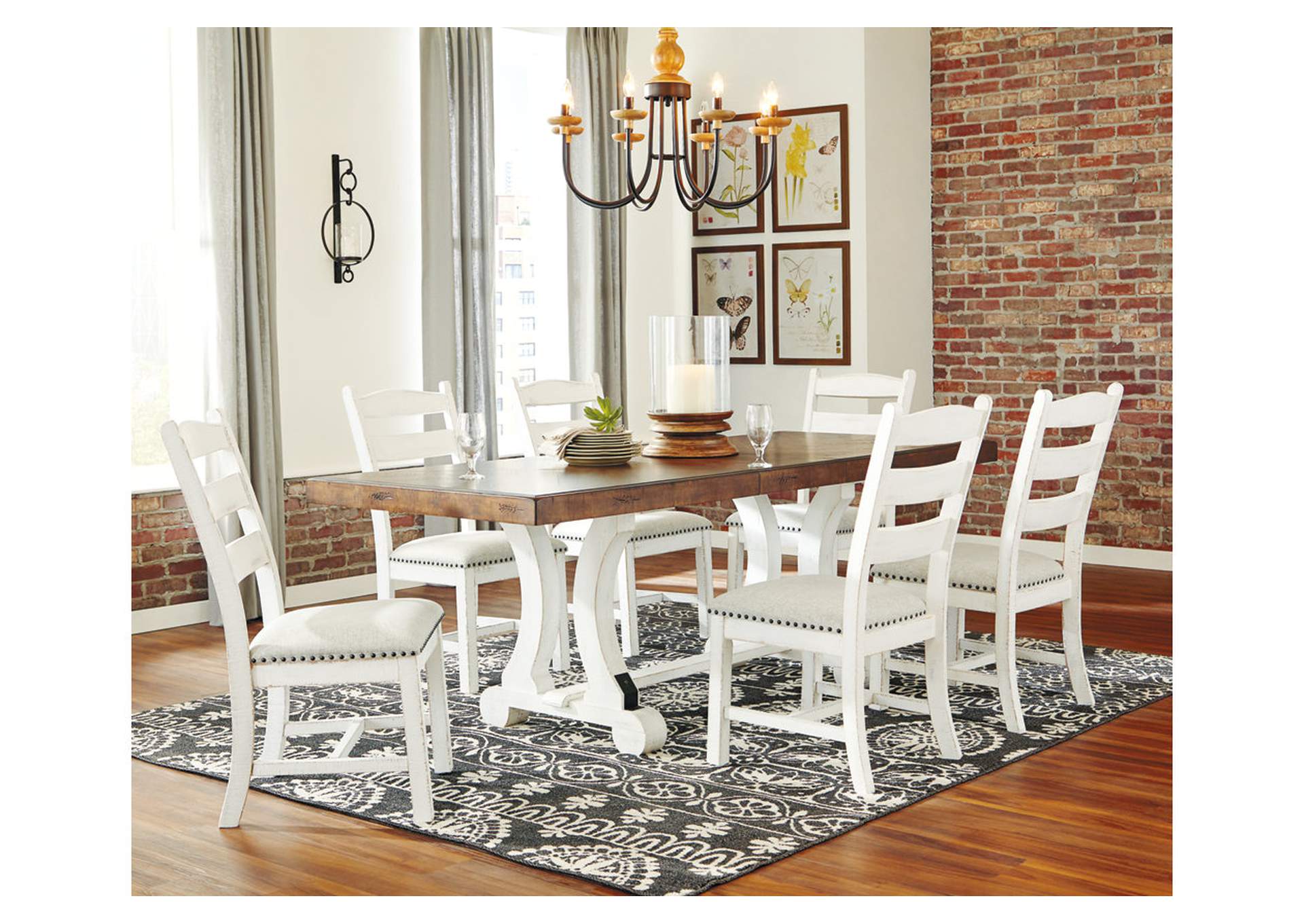 Valebeck Dining Table and 6 Chairs,Signature Design By Ashley