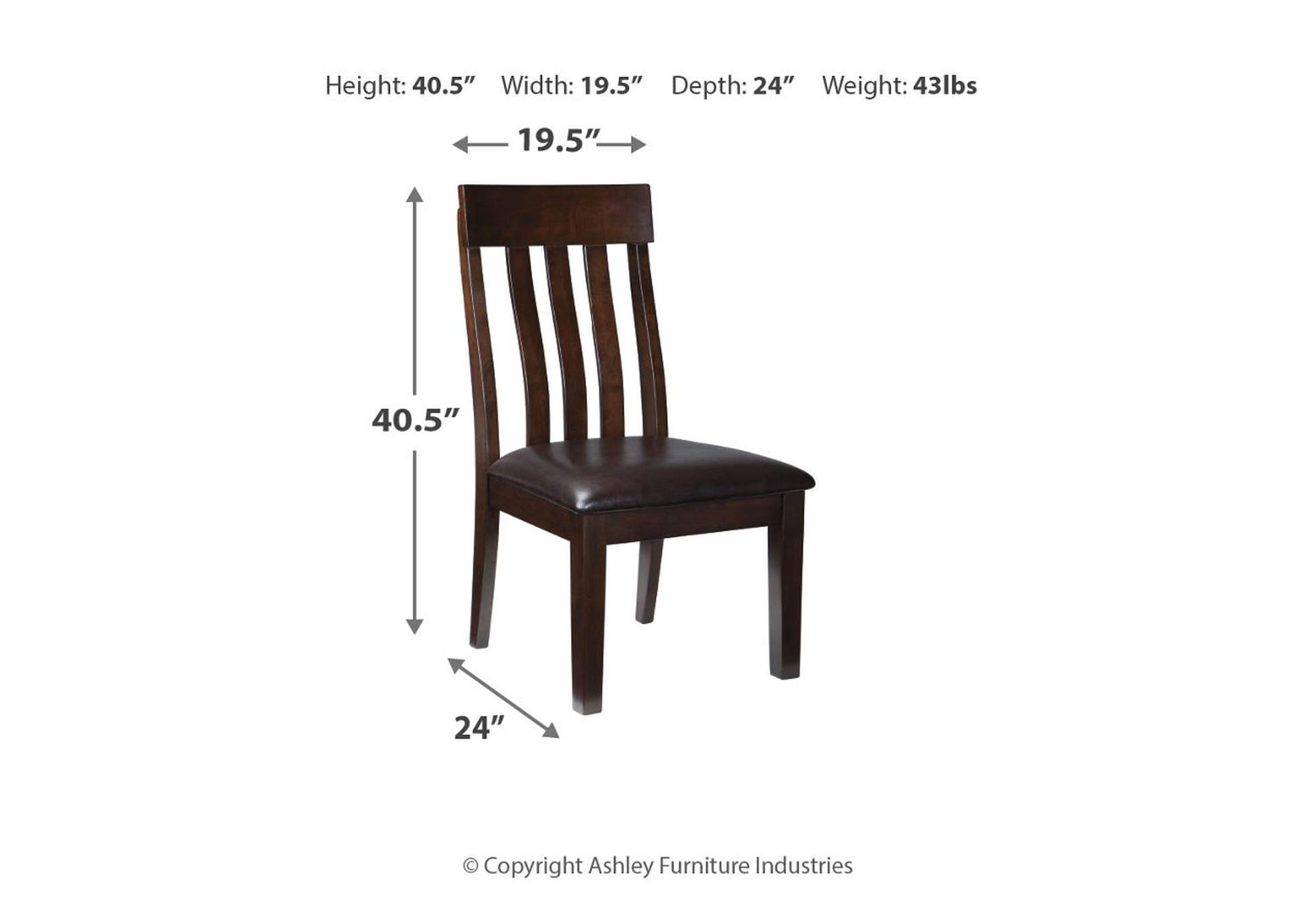 Haddigan Dining Chair (Set of 2),Signature Design By Ashley