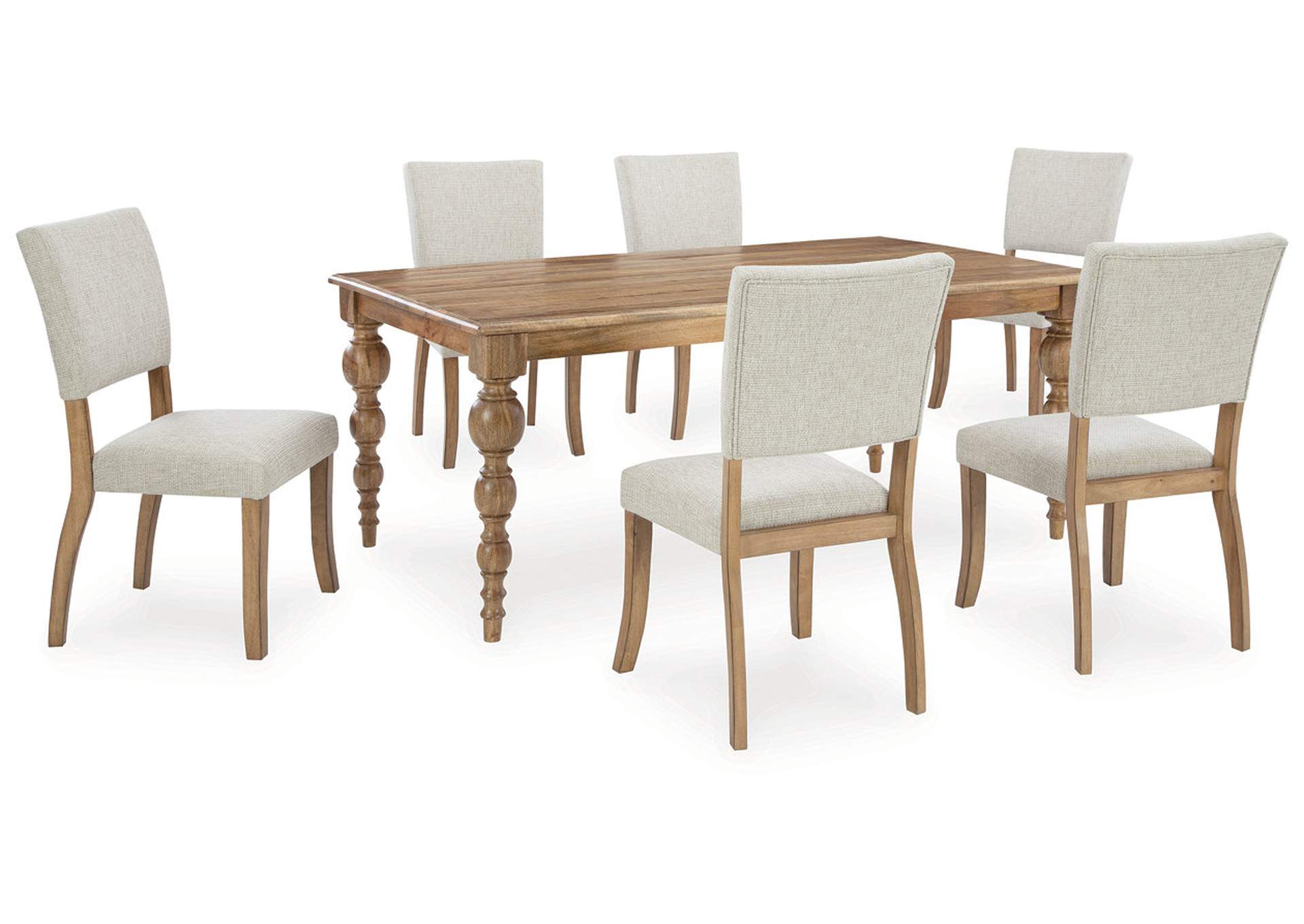 Rybergston Dining Table and 6 Chairs,Signature Design By Ashley