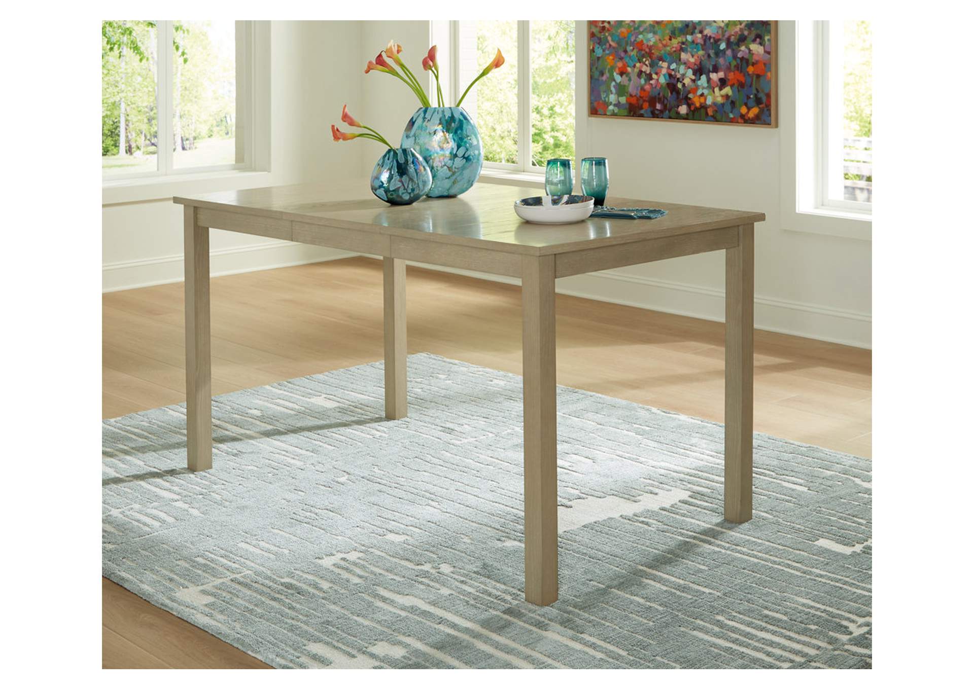 Calmoro Counter Height Dining Extension Table,Ashley