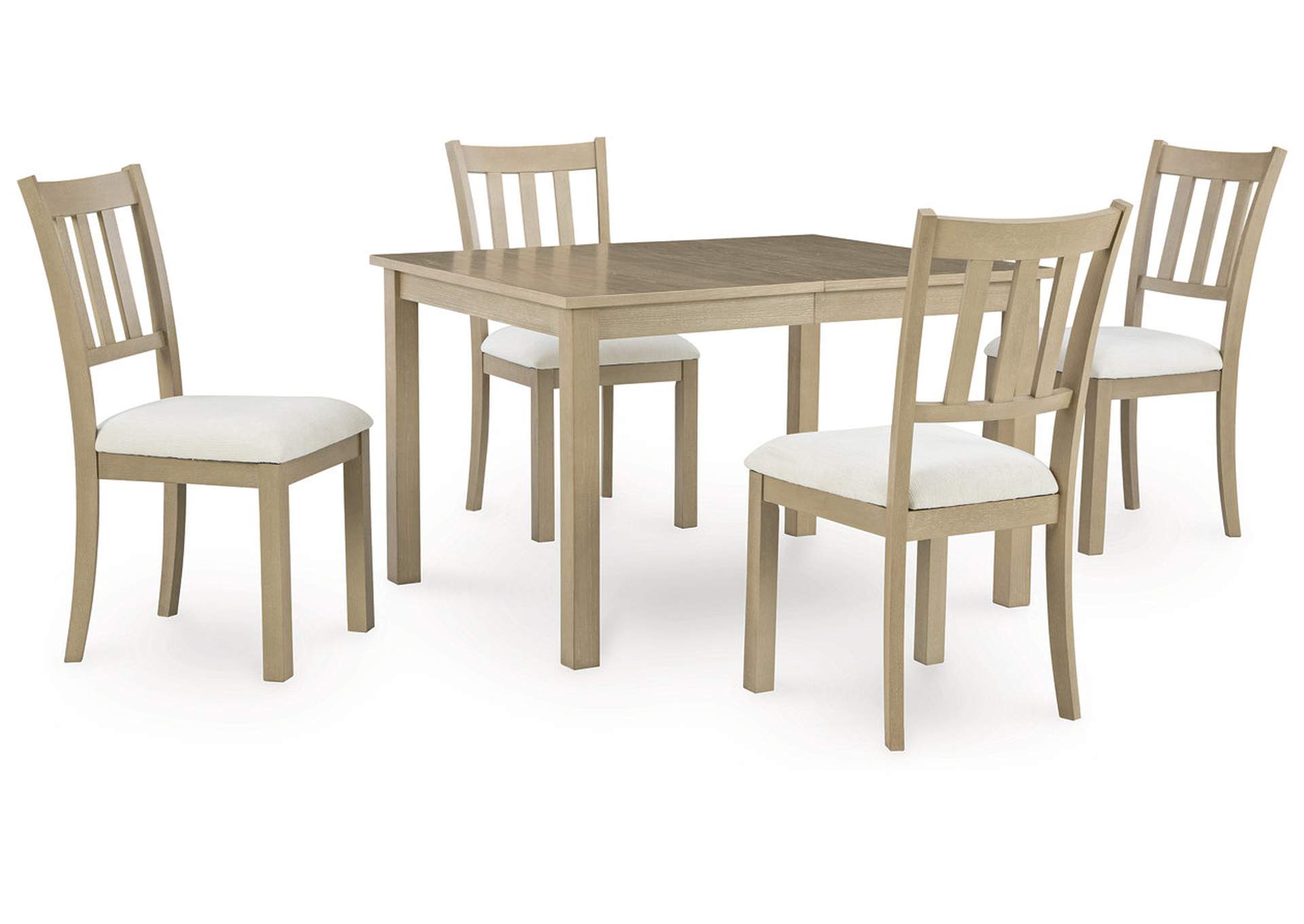 Calmoro Dining Table and 4 Chairs,Ashley