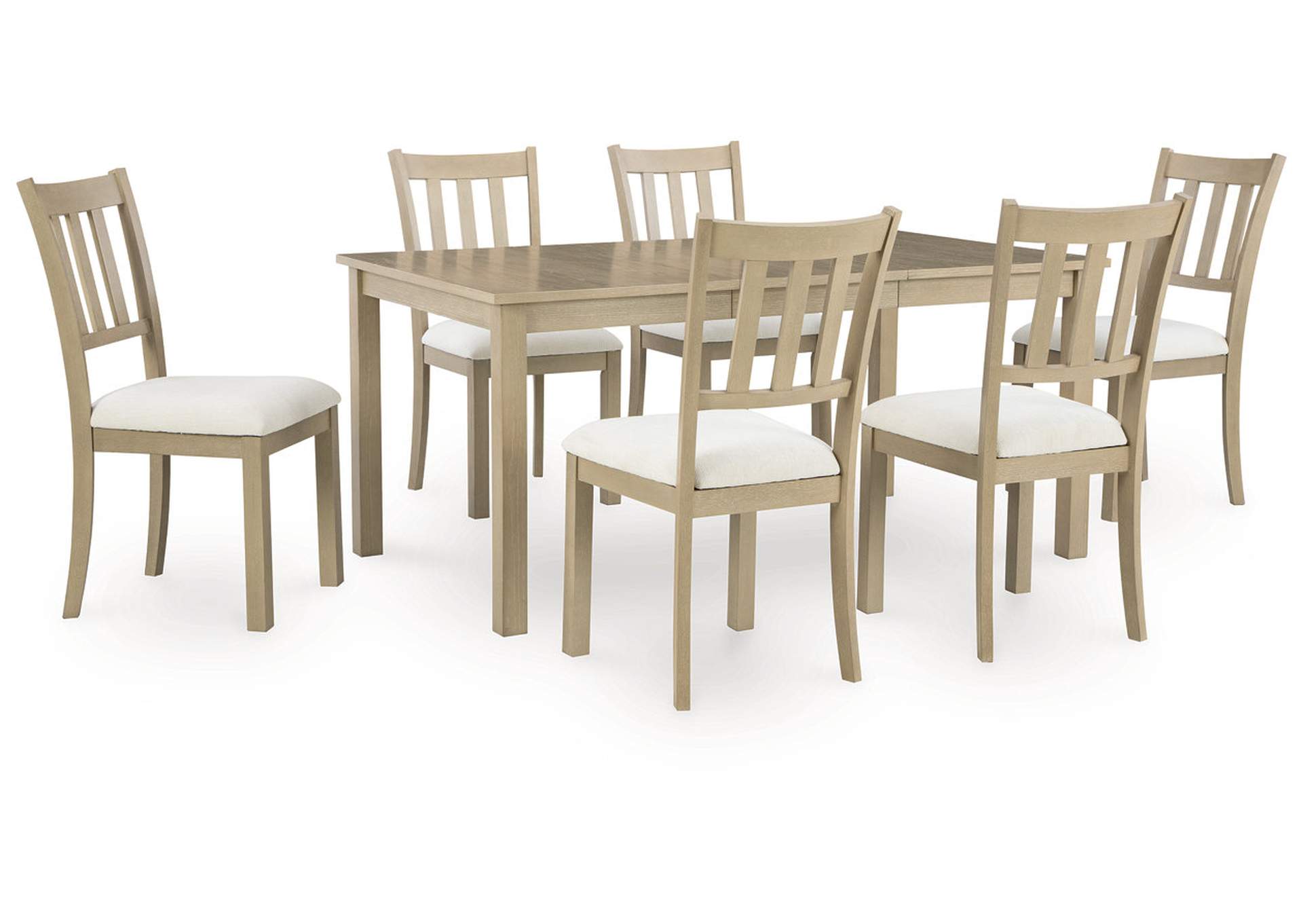 Calmoro Dining Table and 6 Chairs,Ashley