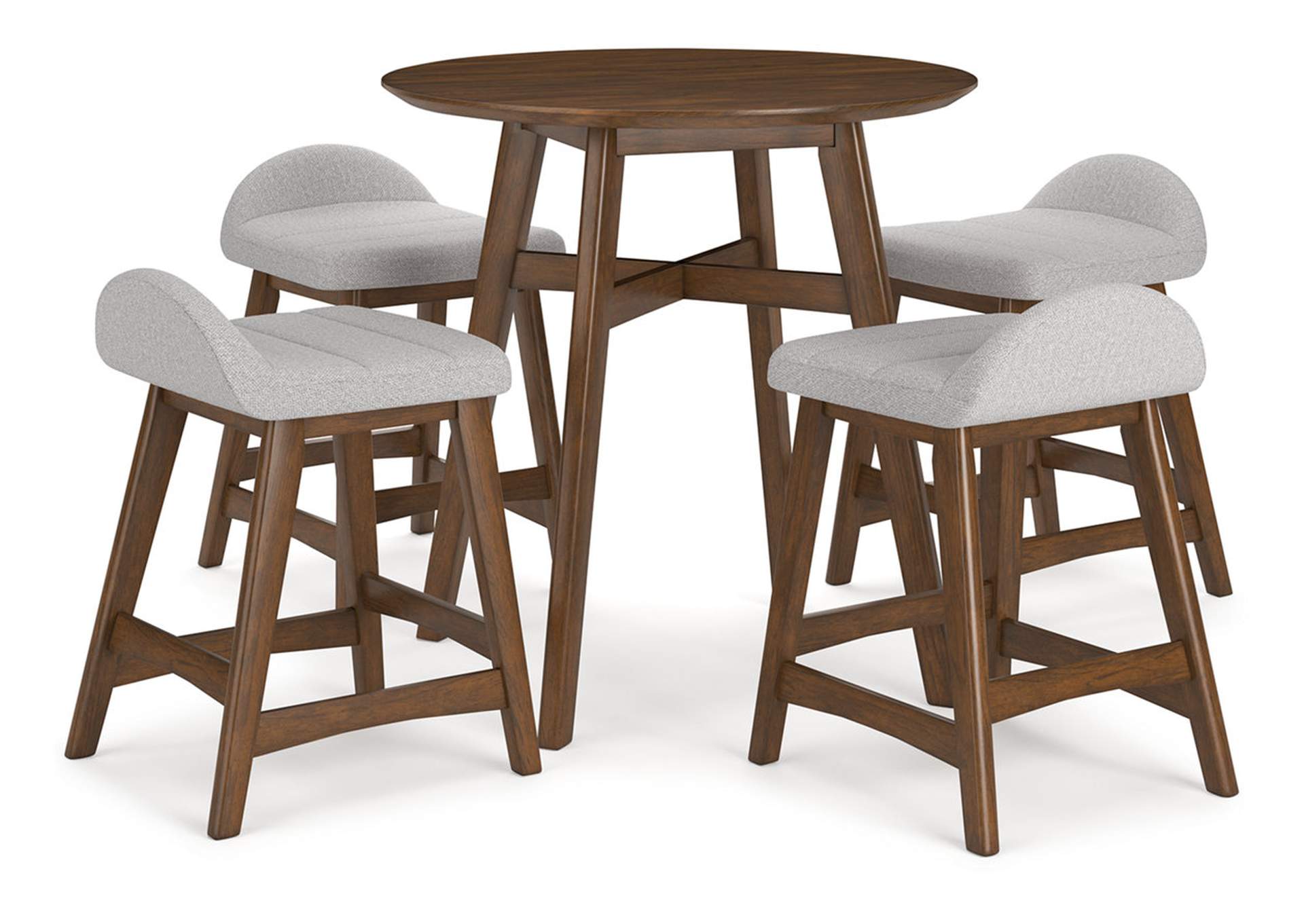Lyncott Counter Height Dining Table and 4 Barstools,Signature Design By Ashley