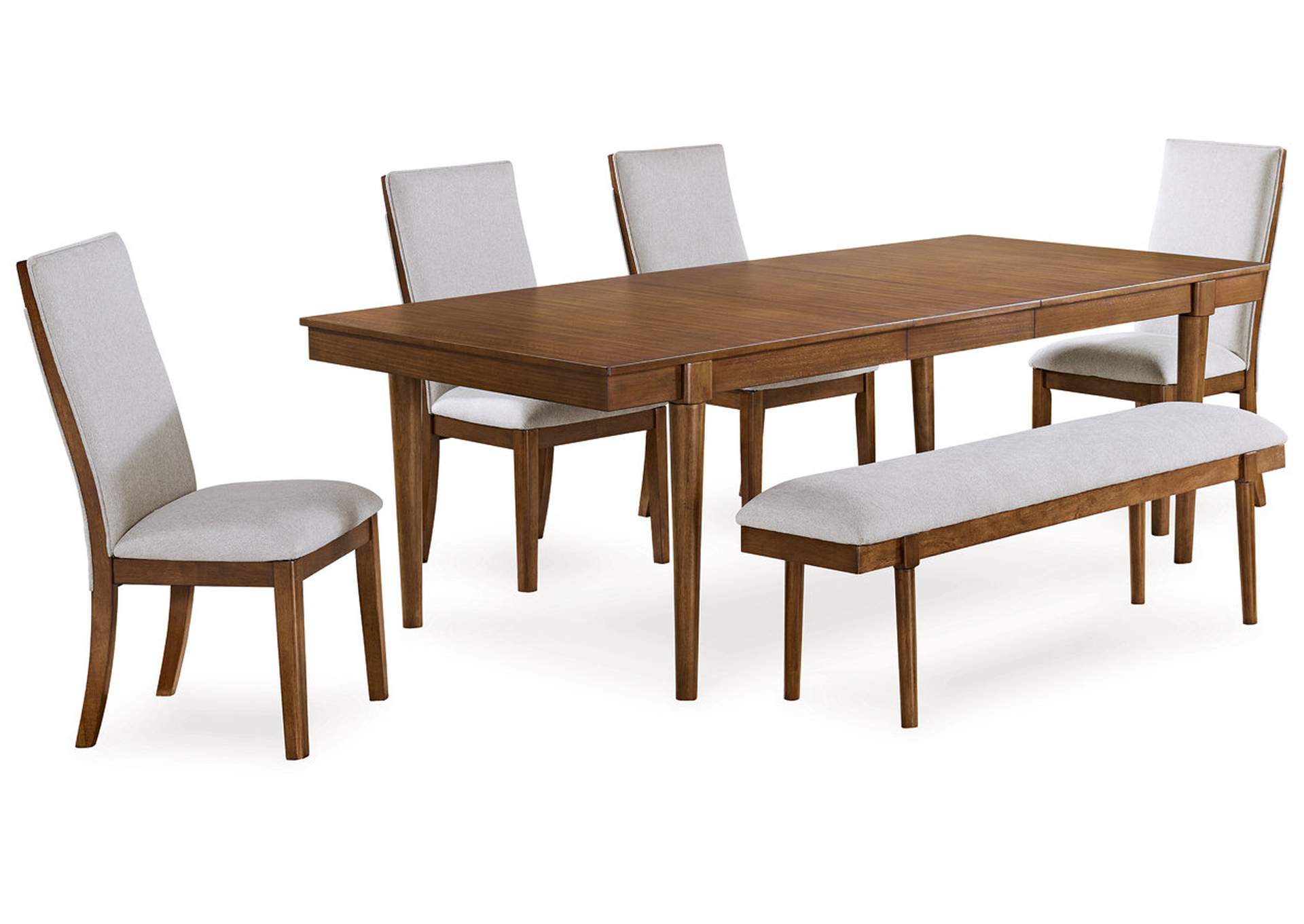 Lyncott Dining Table and 4 Chairs and Bench,Signature Design By Ashley