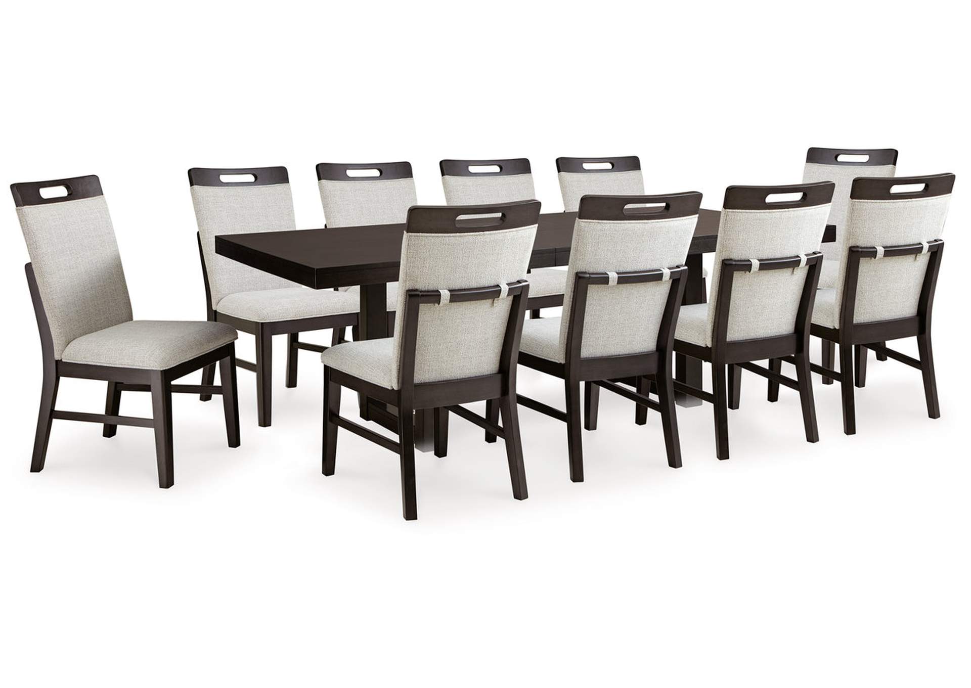 Neymorton Dining Table and 10 Chairs,Signature Design By Ashley