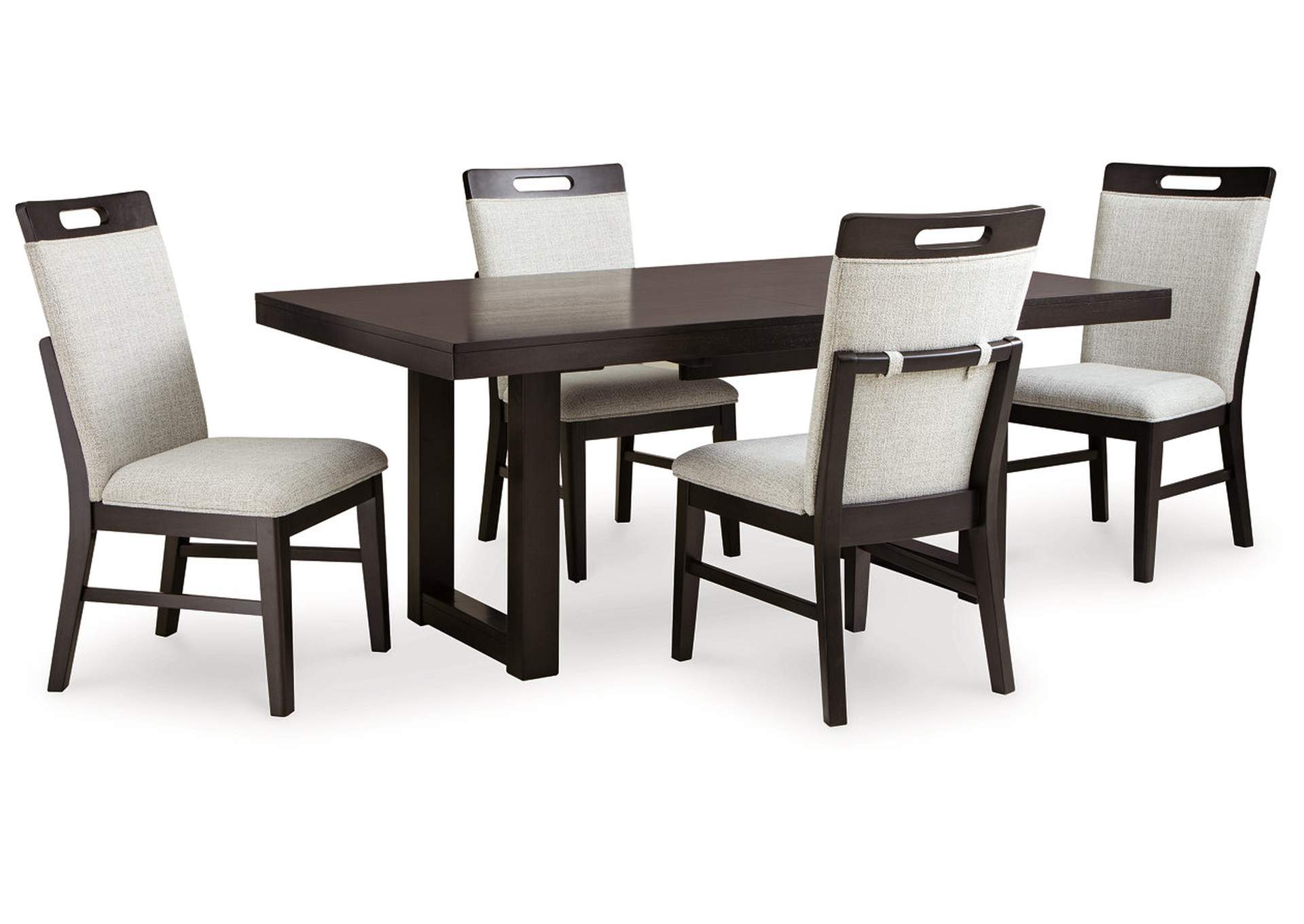 Neymorton Dining Table and 4 Chairs,Signature Design By Ashley