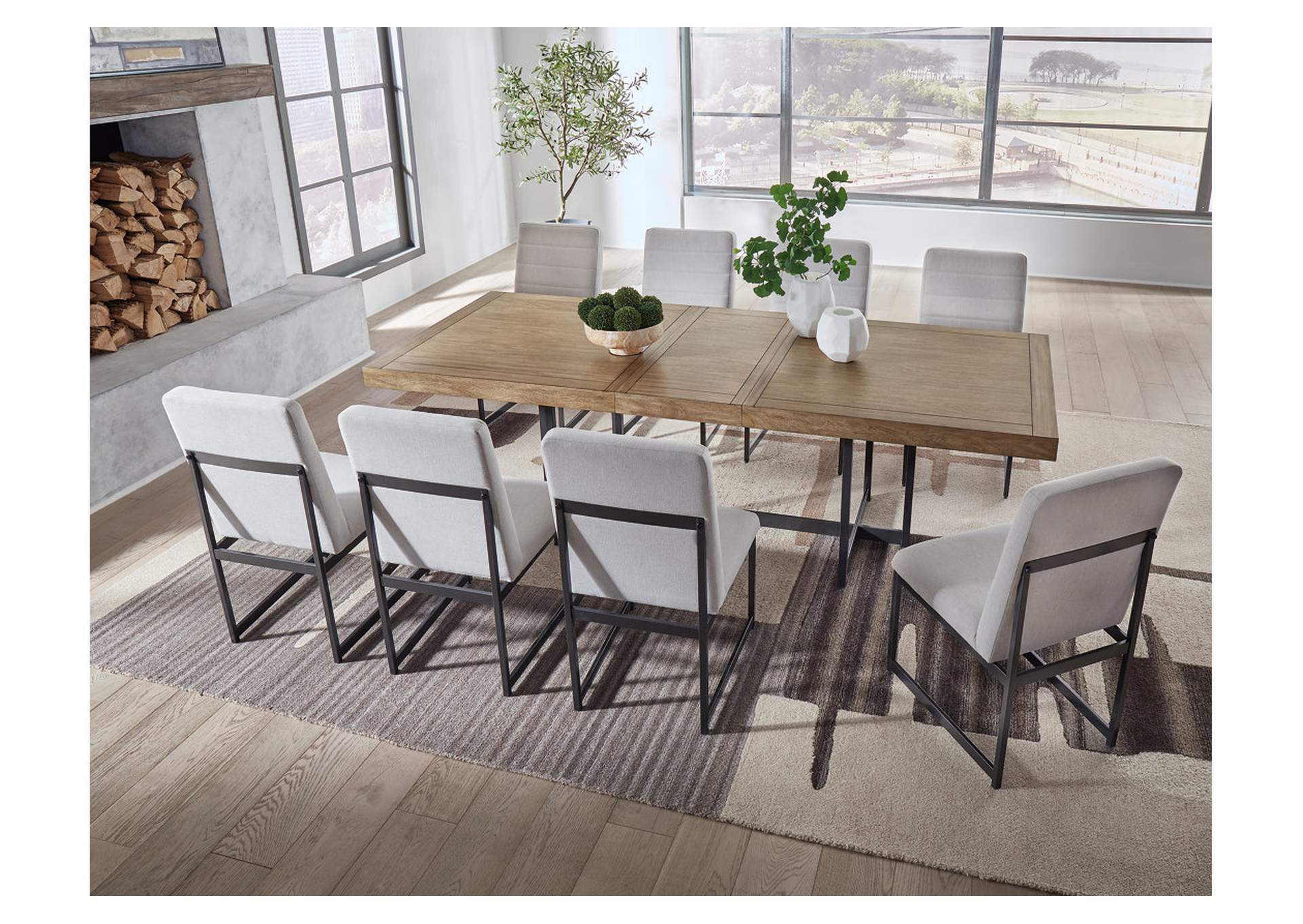 Tomtyn Dining Table and 8 Chairs,Signature Design By Ashley