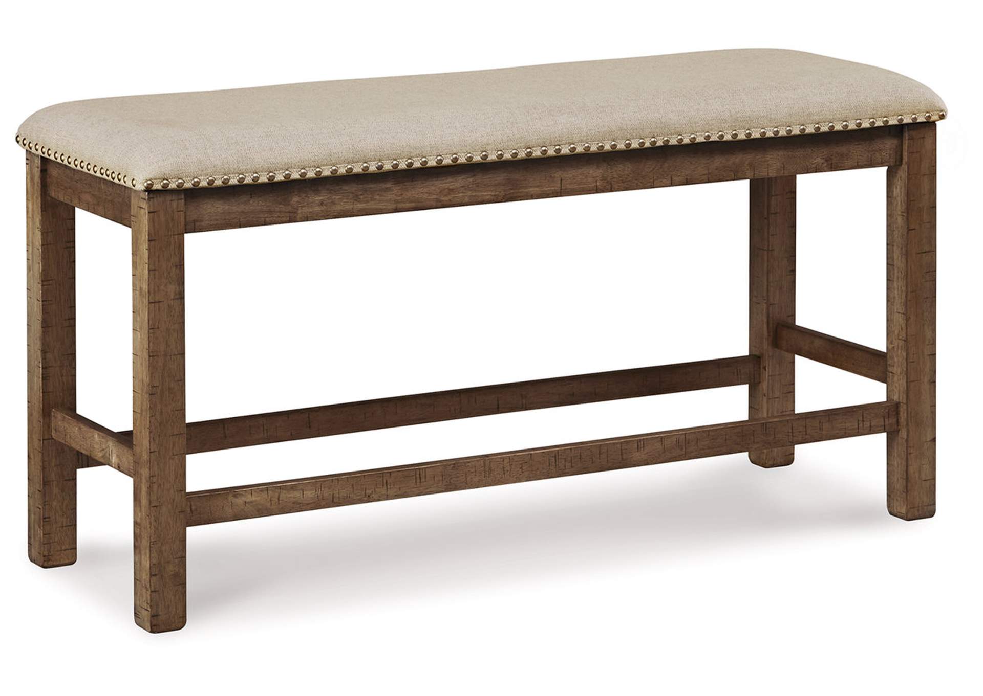 Moriville Counter Height Dining Table with 4 Barstools and Bench,Signature Design By Ashley
