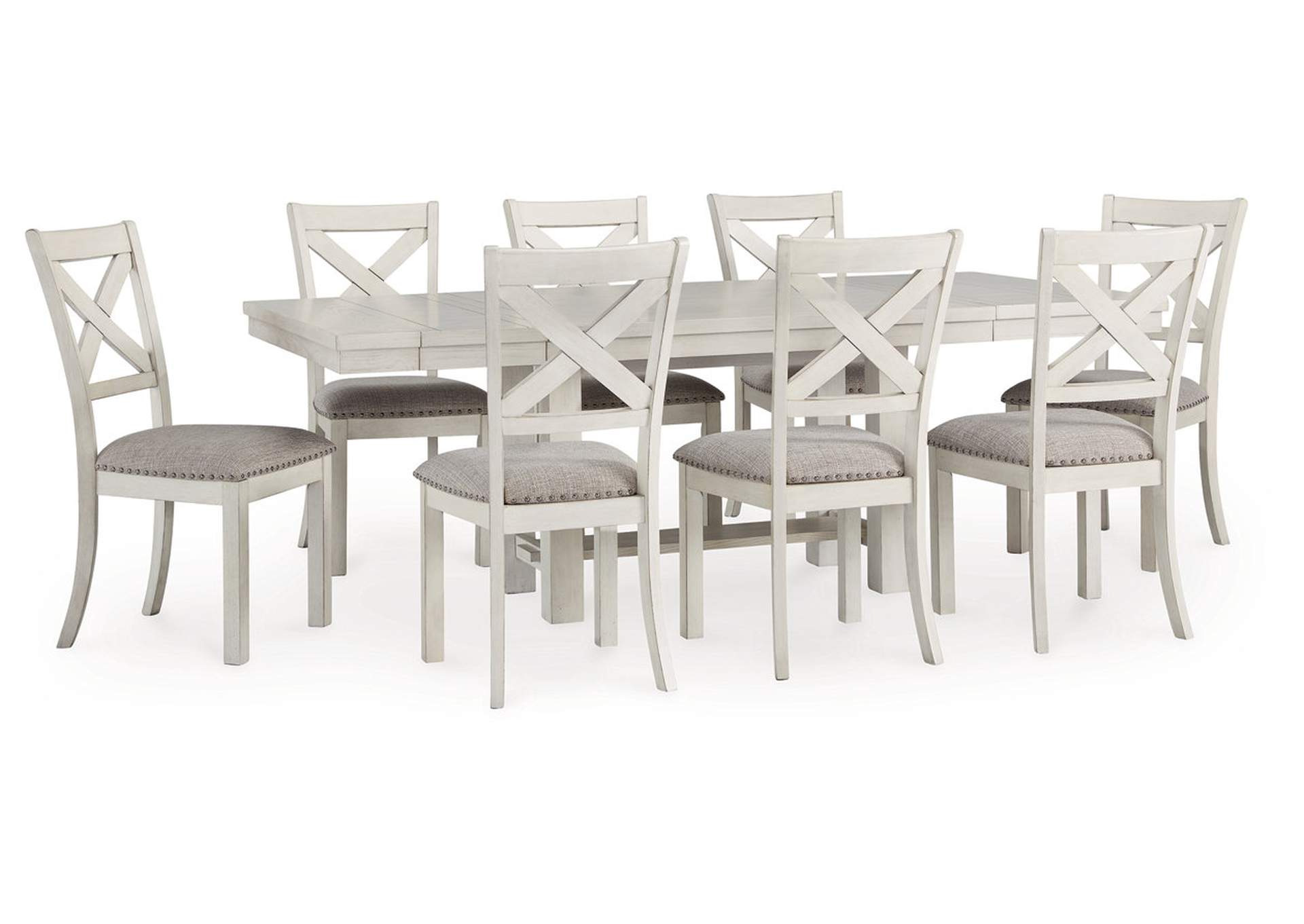 Robbinsdale Dining Table and 8 Chairs,Signature Design By Ashley