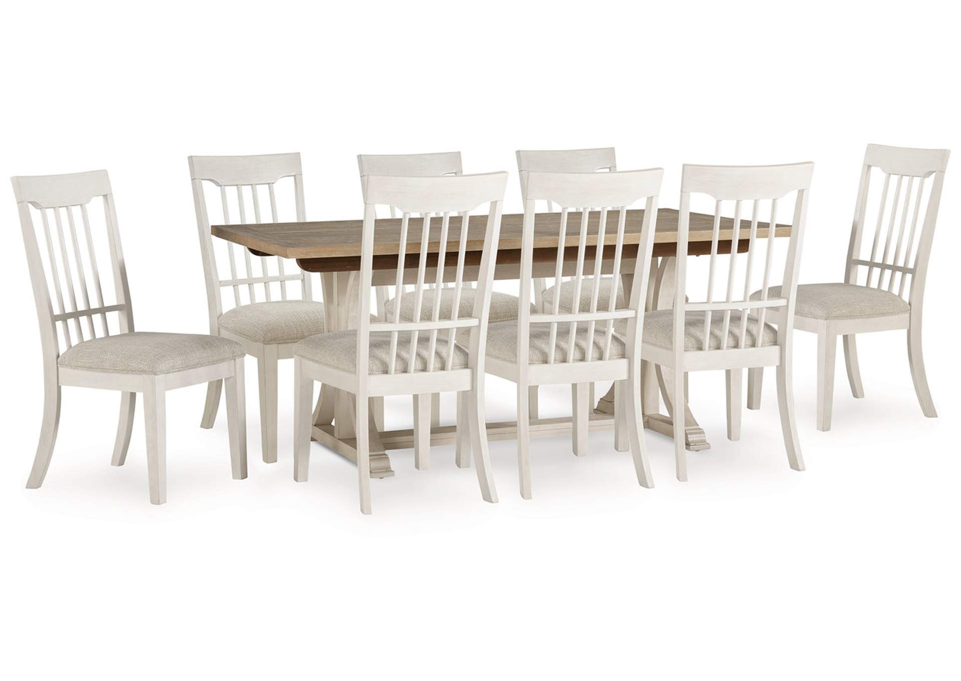 Shaybrock Dining Table and 8 Chairs,Benchcraft