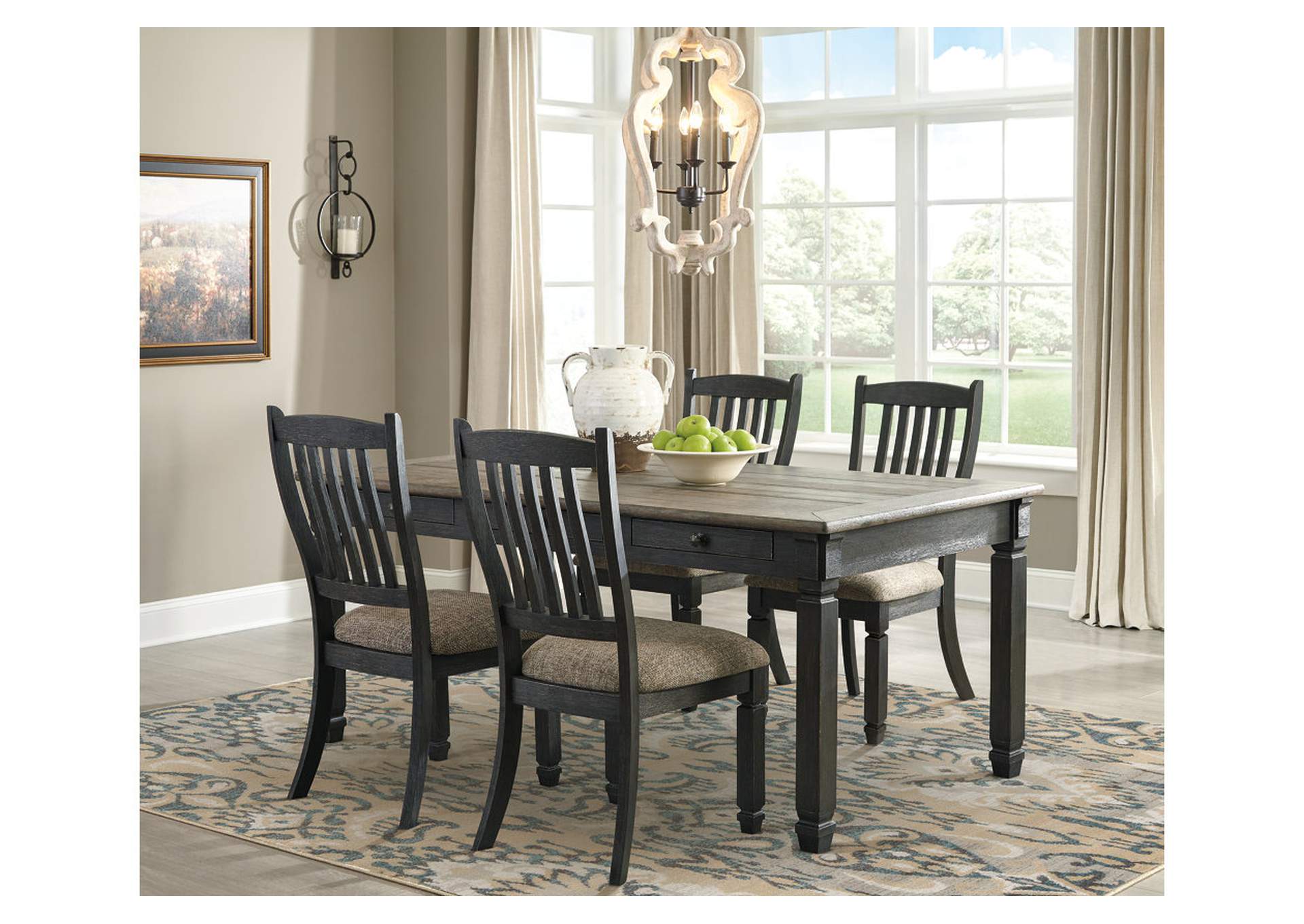 Tyler Creek Dining Table and 4 Chairs,Signature Design By Ashley