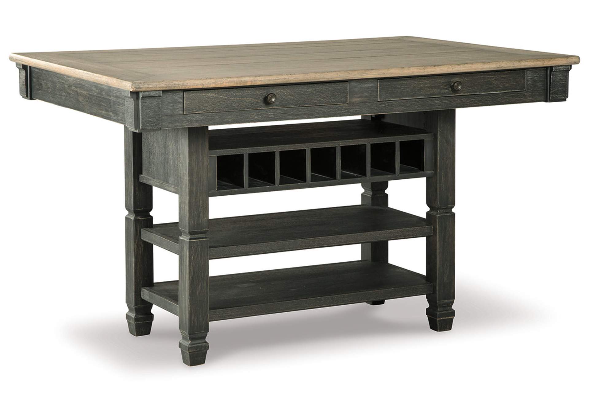 Tyler Creek Counter Height Dining Table and 4 Barstools and Bench,Signature Design By Ashley