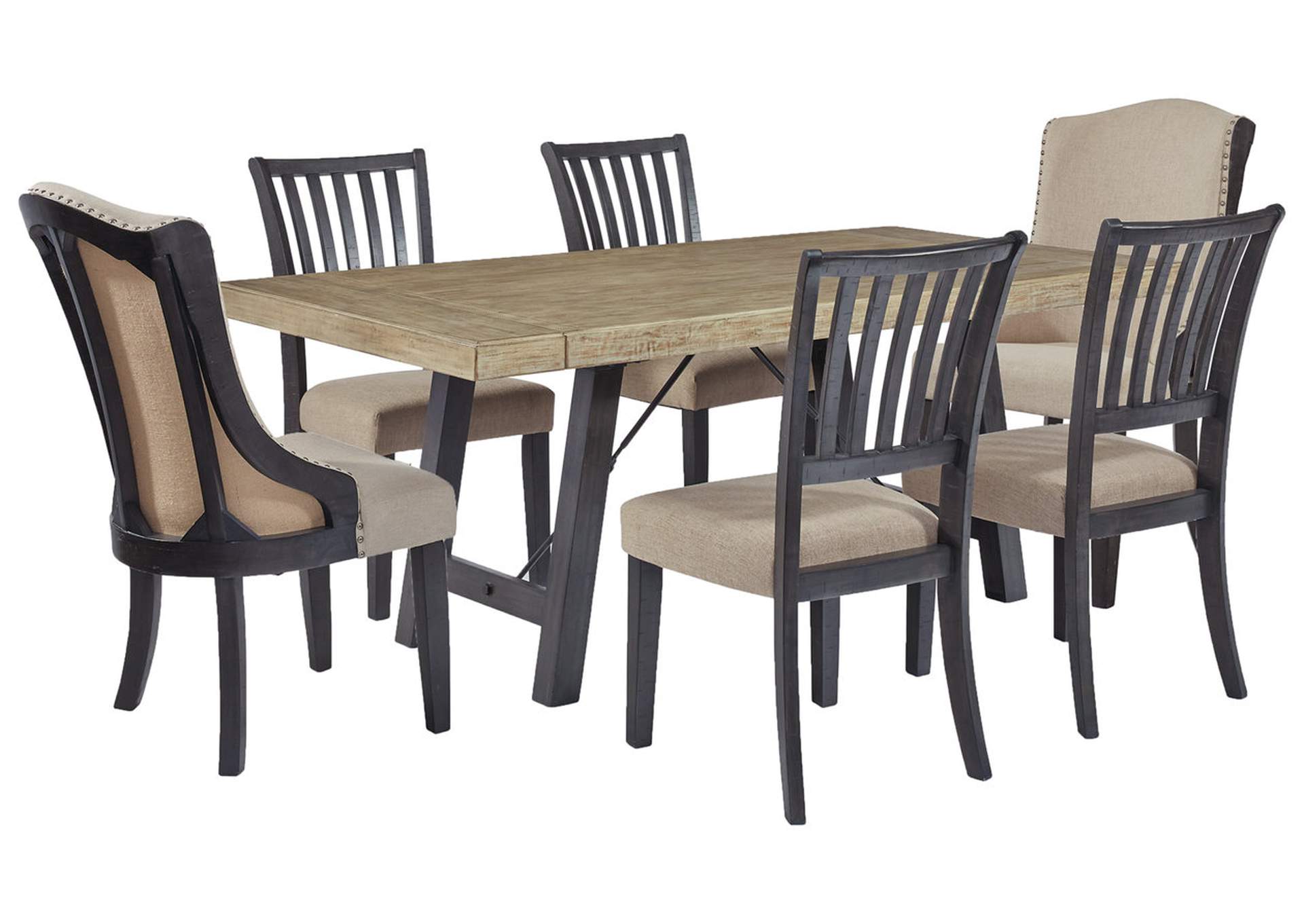 Baylow Dining Table and 6 Chairs,Ashley