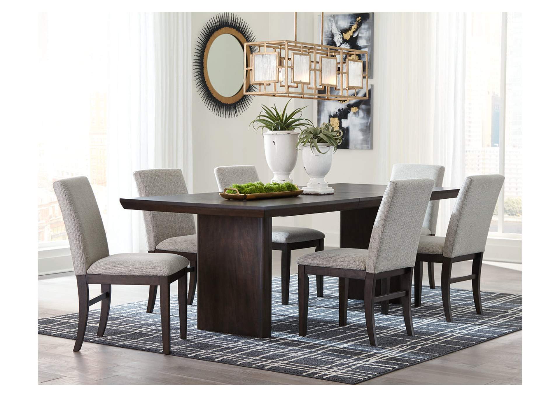 Bruxworth Dining Table and 6 Chairs,Millennium
