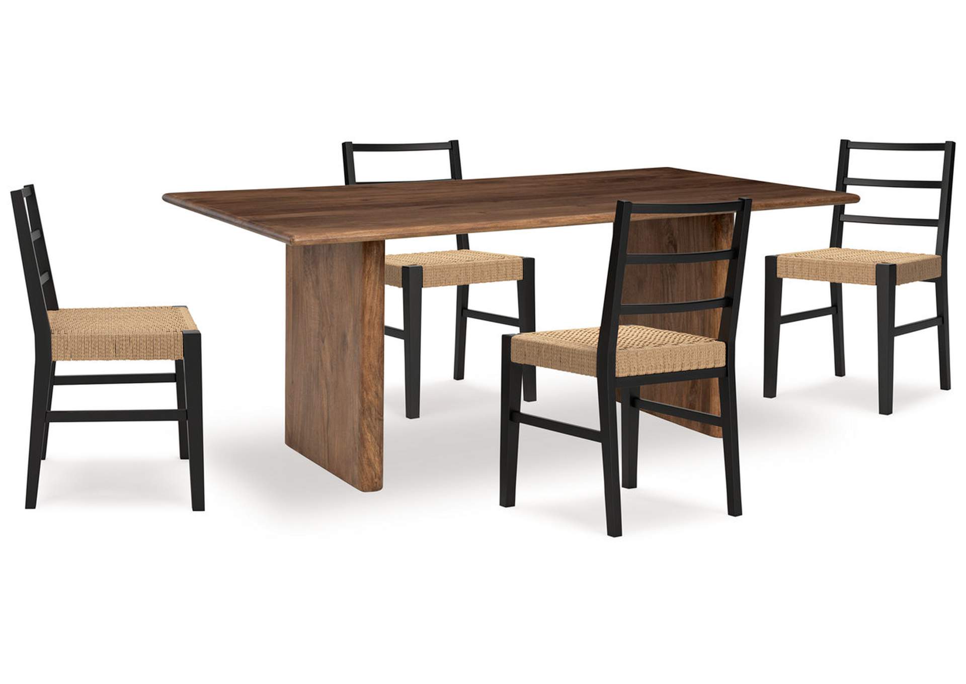 Isanti Dining Table and 4 Chairs,Millennium