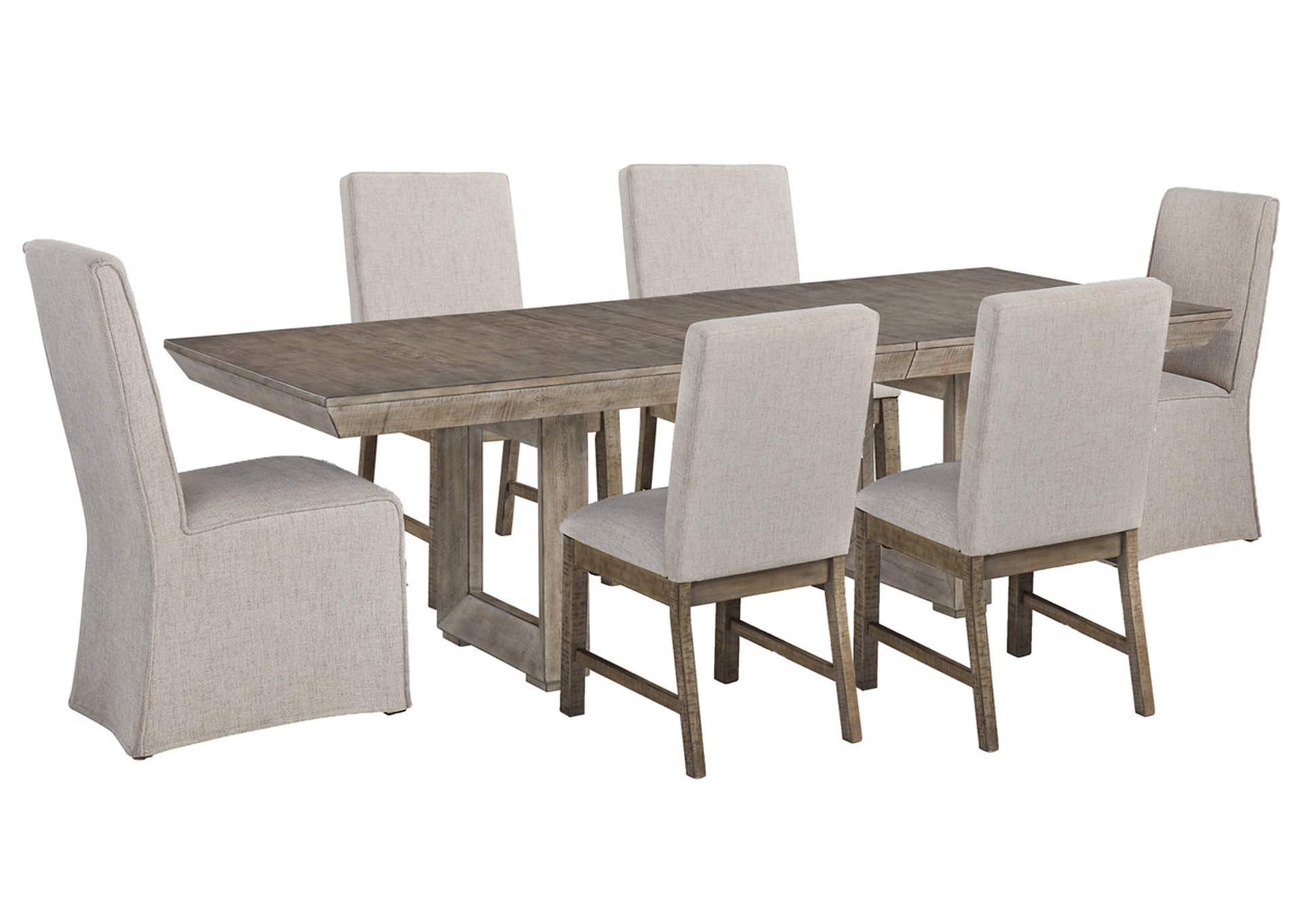 Langford Dining Table and 6 Chairs,Millennium