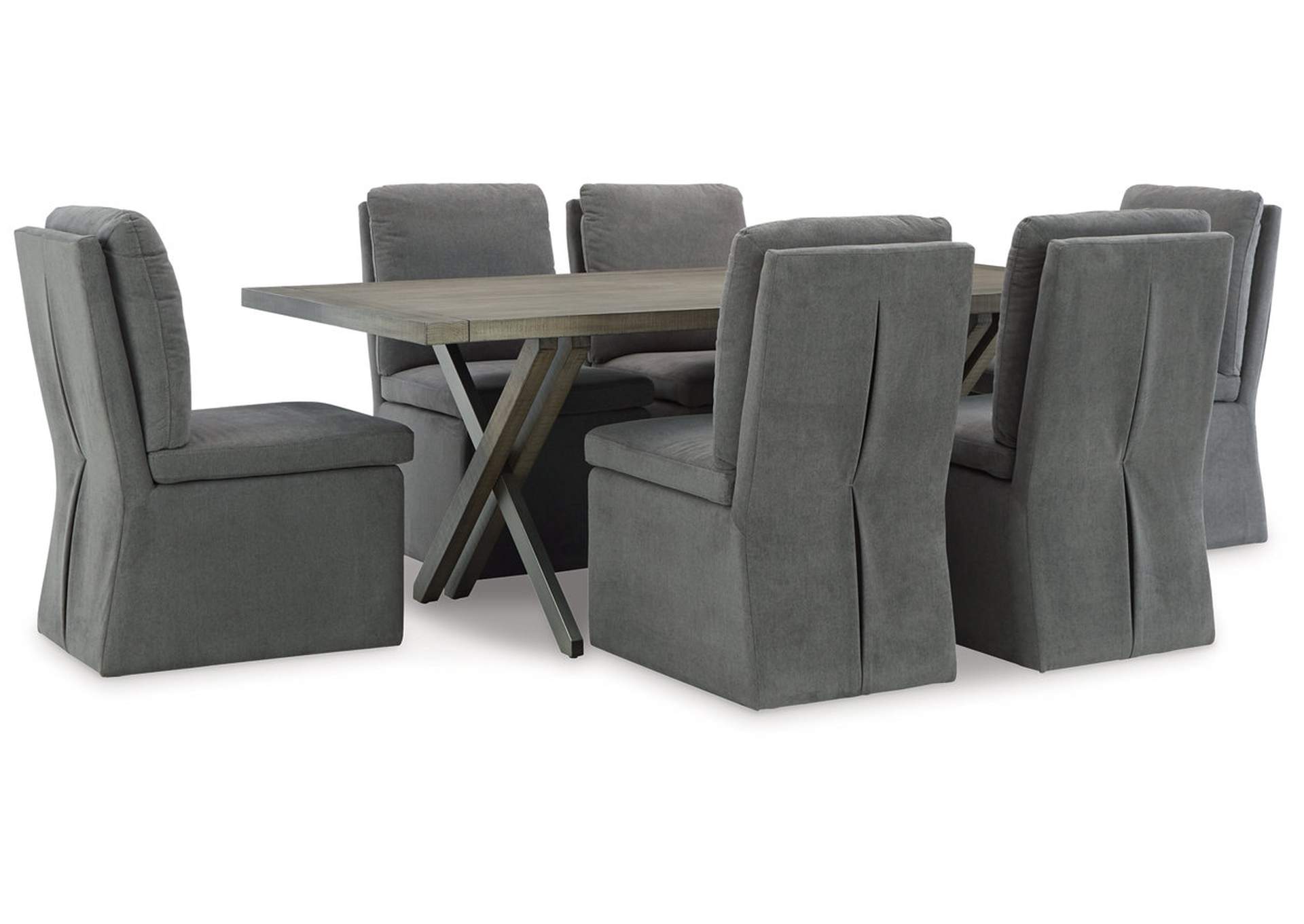 Krystanza Dining Table and 6 Chairs,Millennium