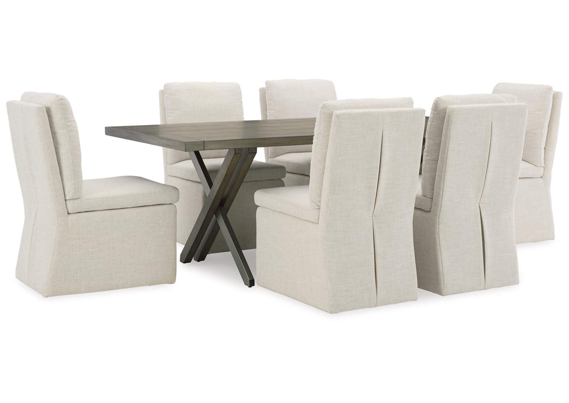 Krystanza Dining Table and 6 Chairs,Millennium