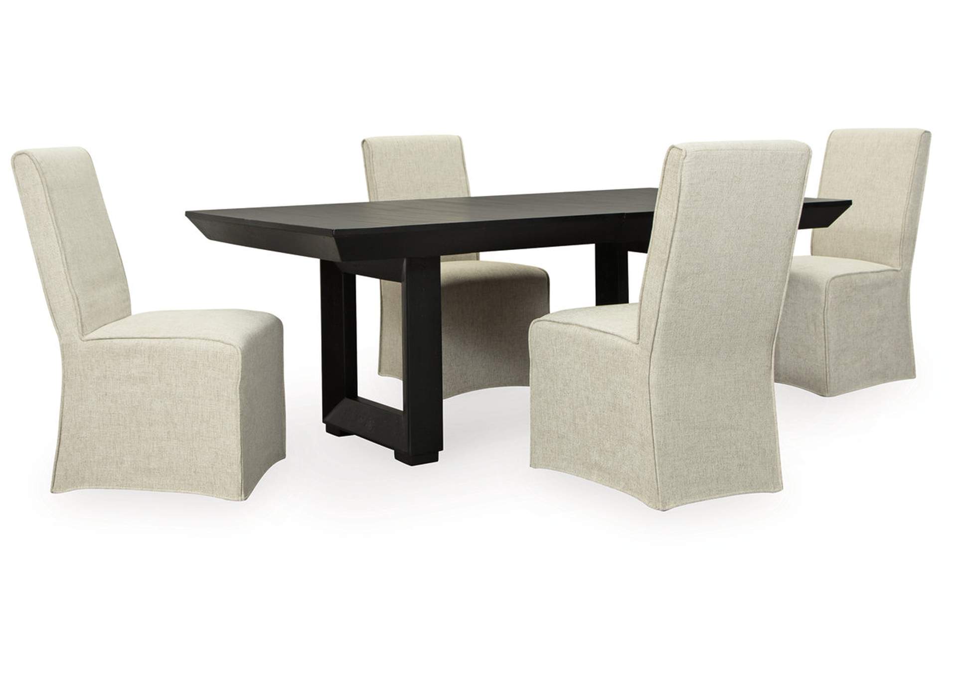 Londer Dining Table and 4 Chairs with Storage,Millennium