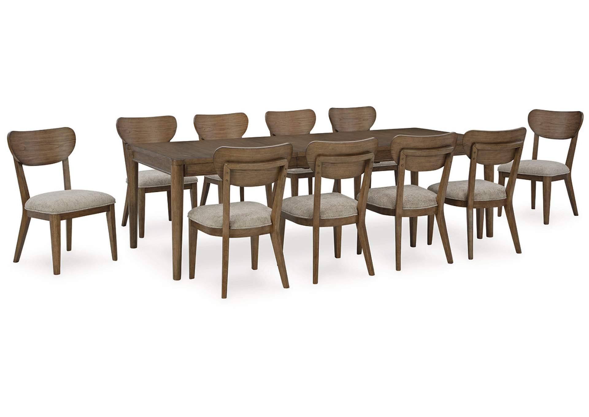 Roanhowe Dining Table and 10 Chairs,Ashley