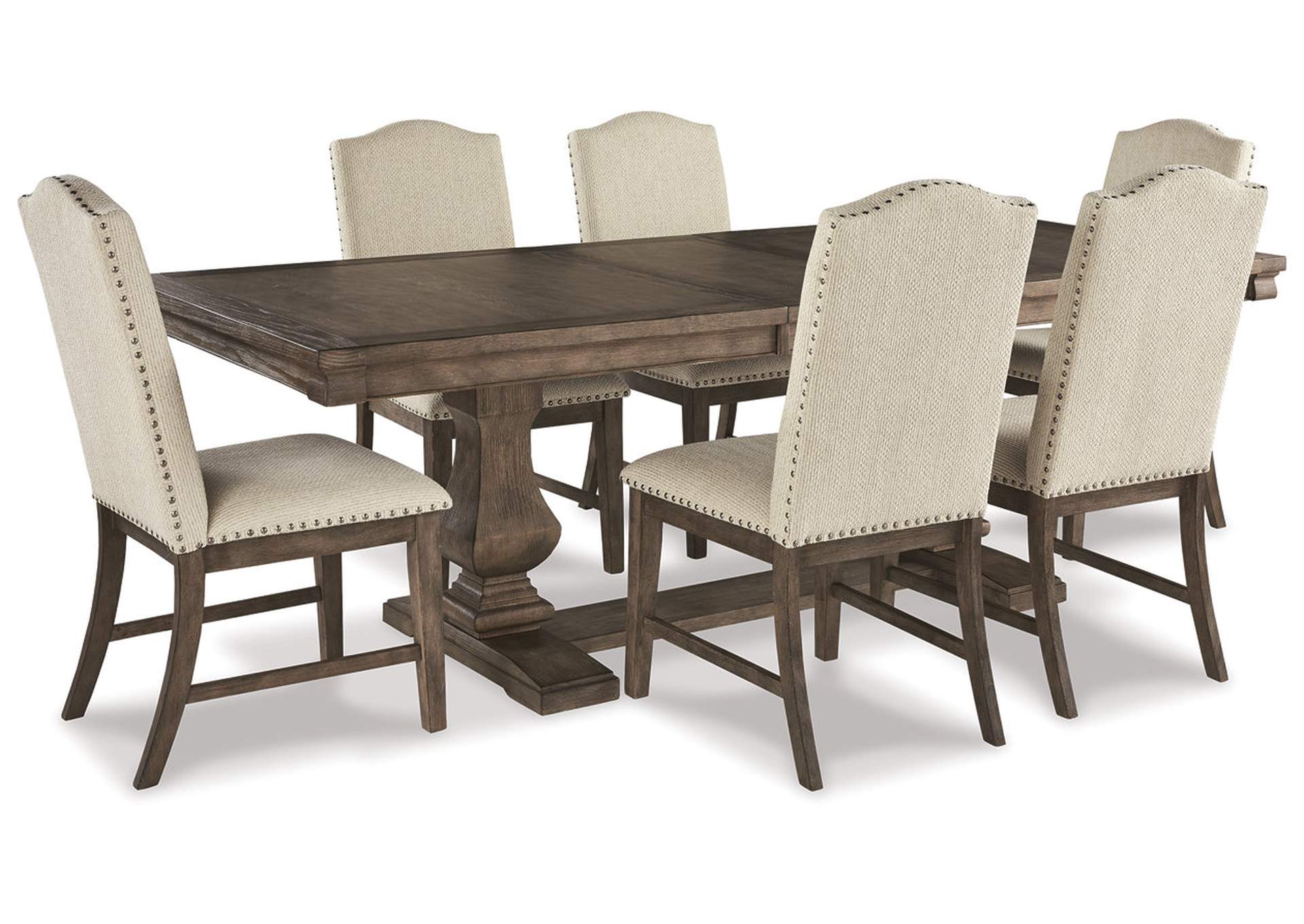 Johnelle Dining Table and 6 Chairs,Millennium